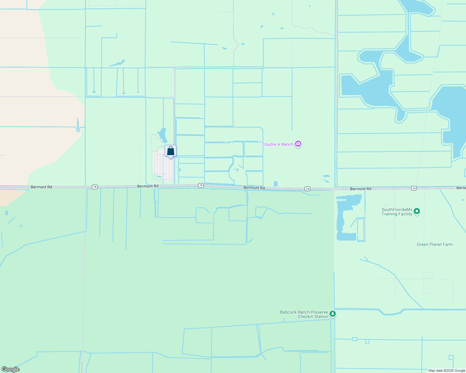 map of restaurants, bars, coffee shops, grocery stores, and more near 47310 Bermont Road in Punta Gorda