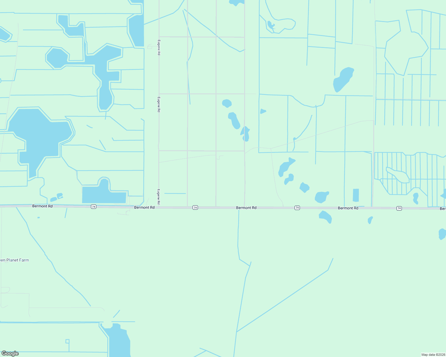 map of restaurants, bars, coffee shops, grocery stores, and more near 50682 Bermont Road in Punta Gorda
