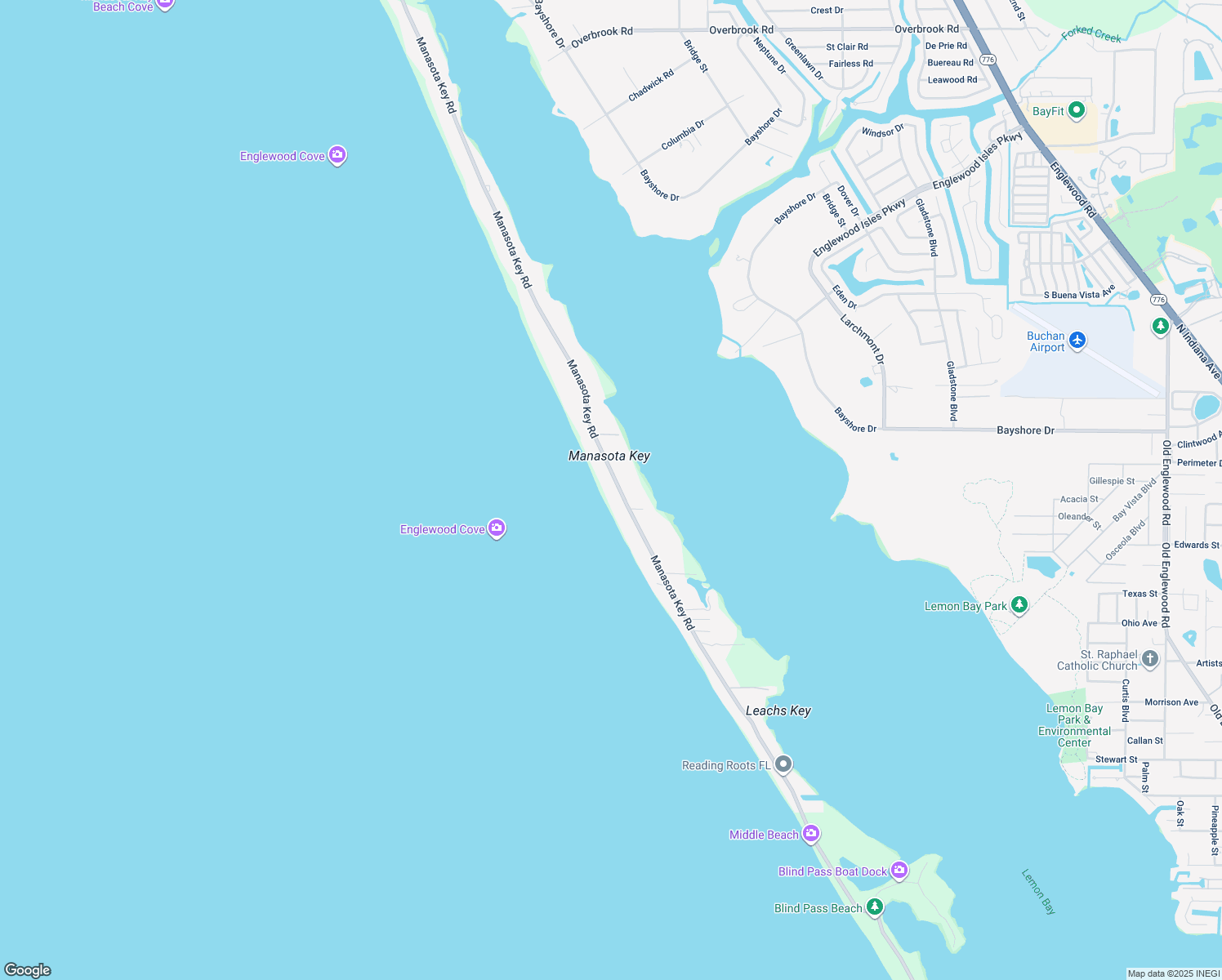 7470 Manasota Key Road Englewood - Lng= 82.3983288