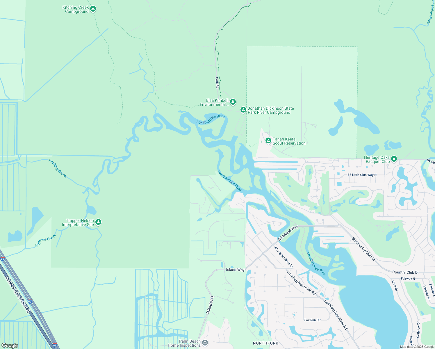 map of restaurants, bars, coffee shops, grocery stores, and more near 7188 Southeast Rivers Edge Street in Jupiter