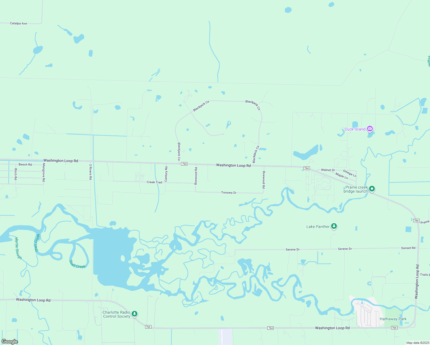 map of restaurants, bars, coffee shops, grocery stores, and more near 32391 Washington Loop Road in Punta Gorda