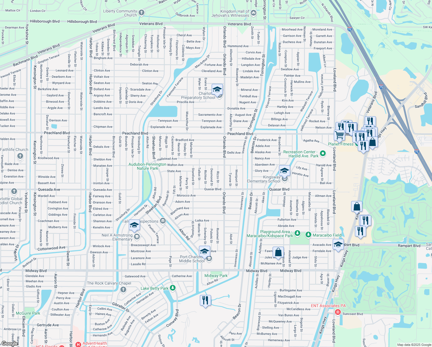 1195 Rizzo Street, Port Charlotte FL Walk Score