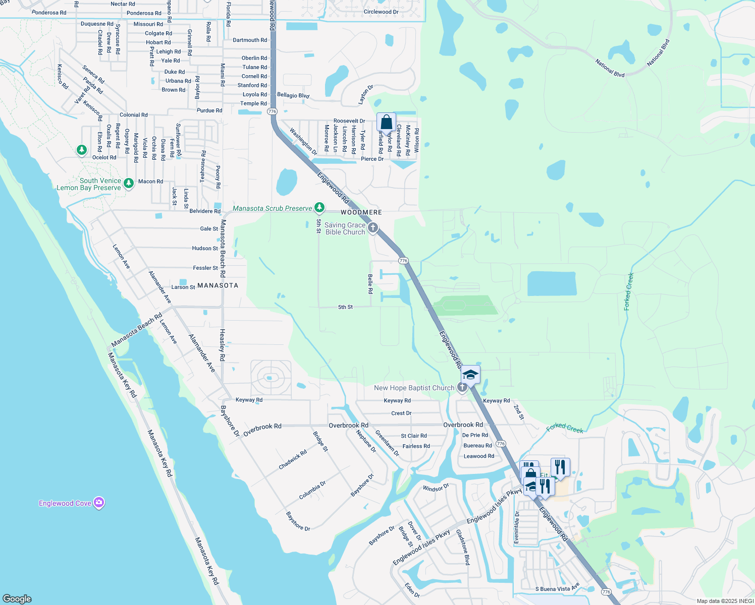 2411 Belle Road, Englewood FL Walk Score