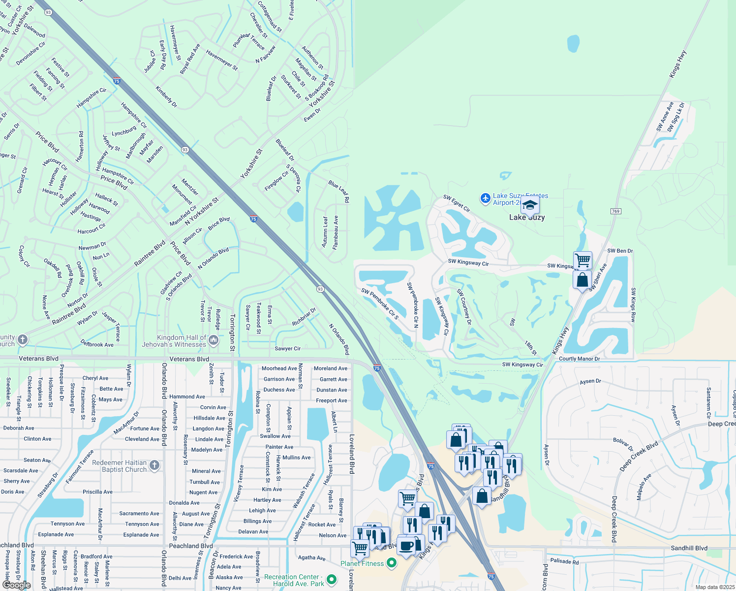 13009 Southwest Pembroke Circle - Lng= 82.056182 