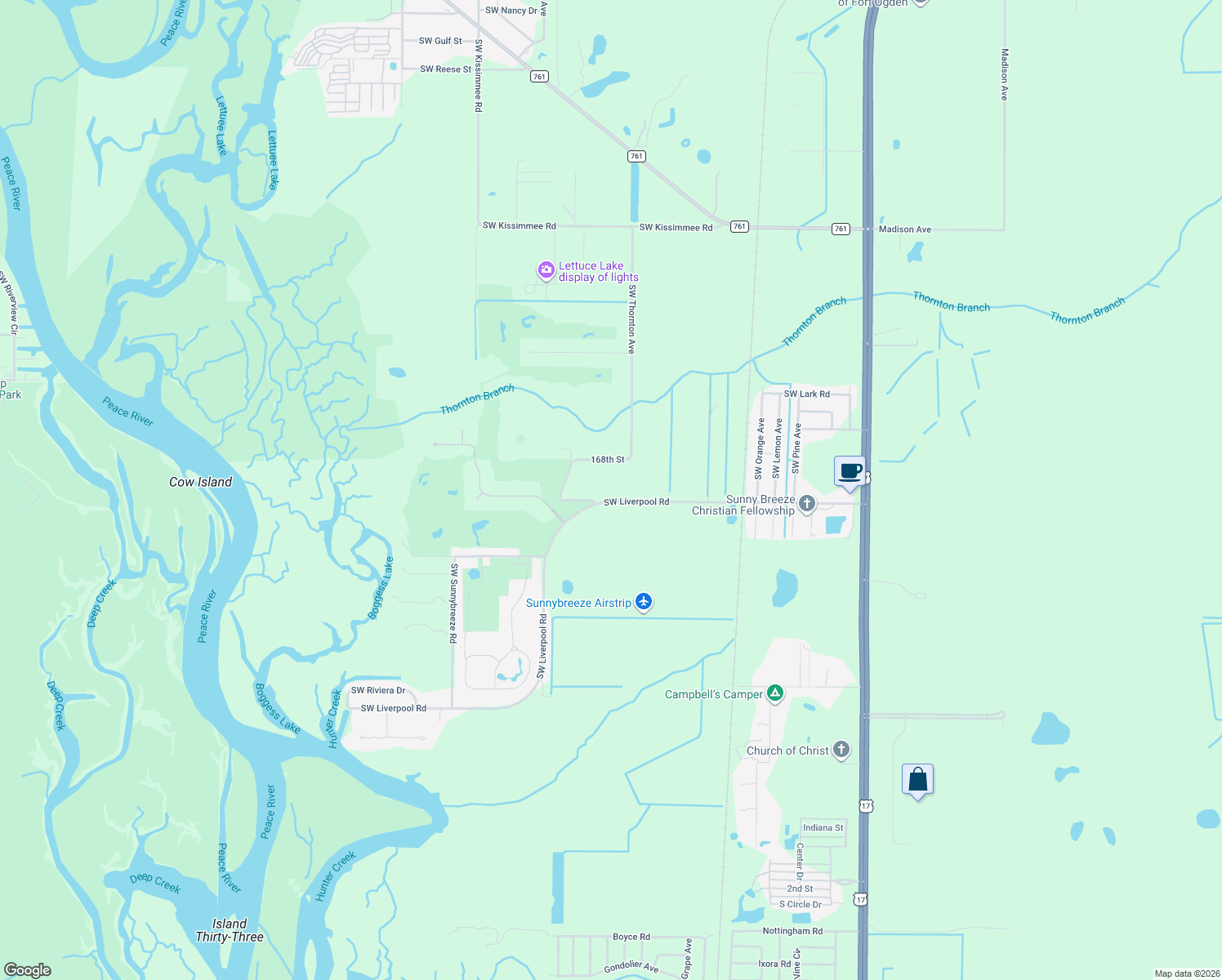 map of restaurants, bars, coffee shops, grocery stores, and more near 7860 Southwest Liverpool Road in Arcadia