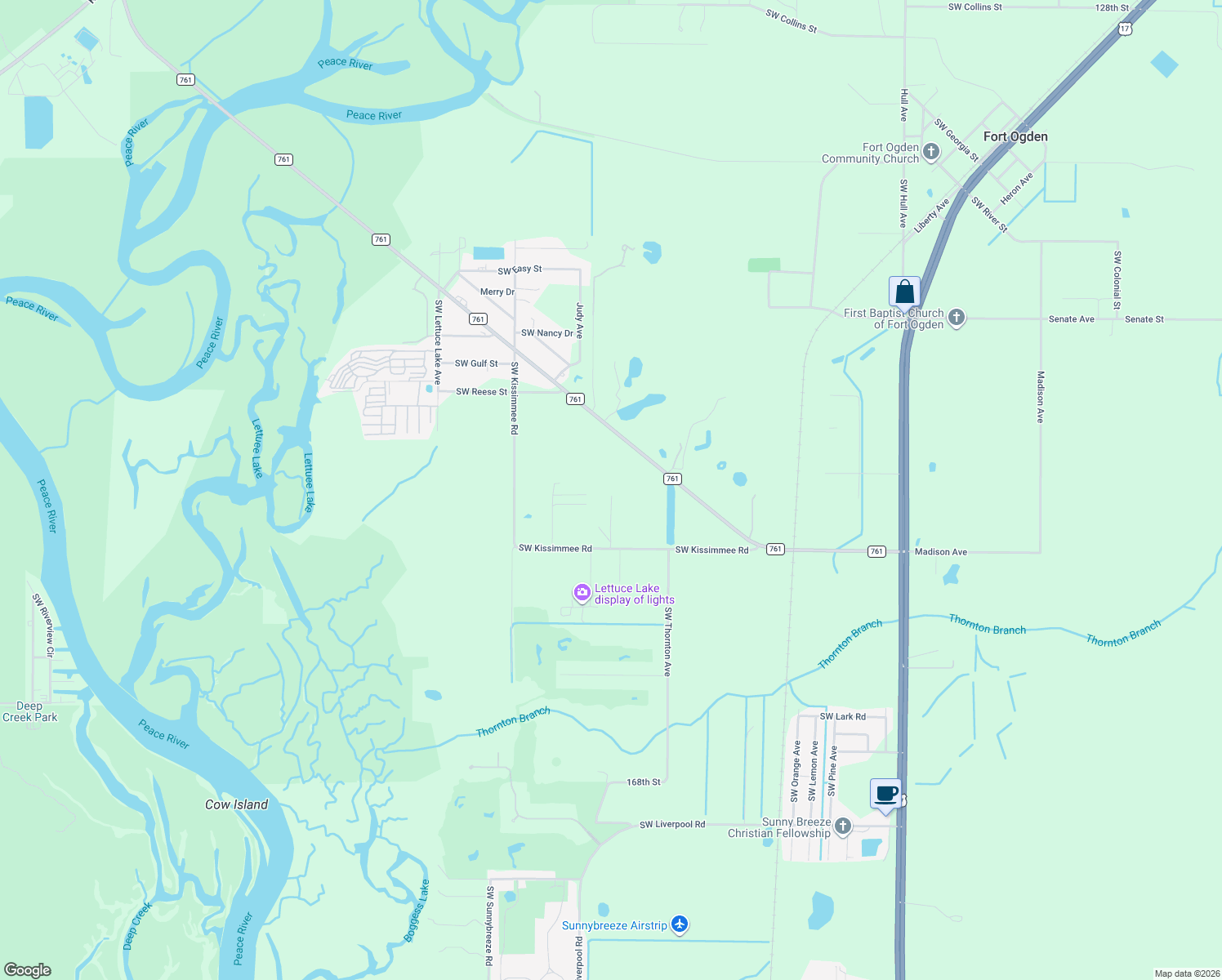 map of restaurants, bars, coffee shops, grocery stores, and more near 10634 Southwest Robinson Drive in Arcadia