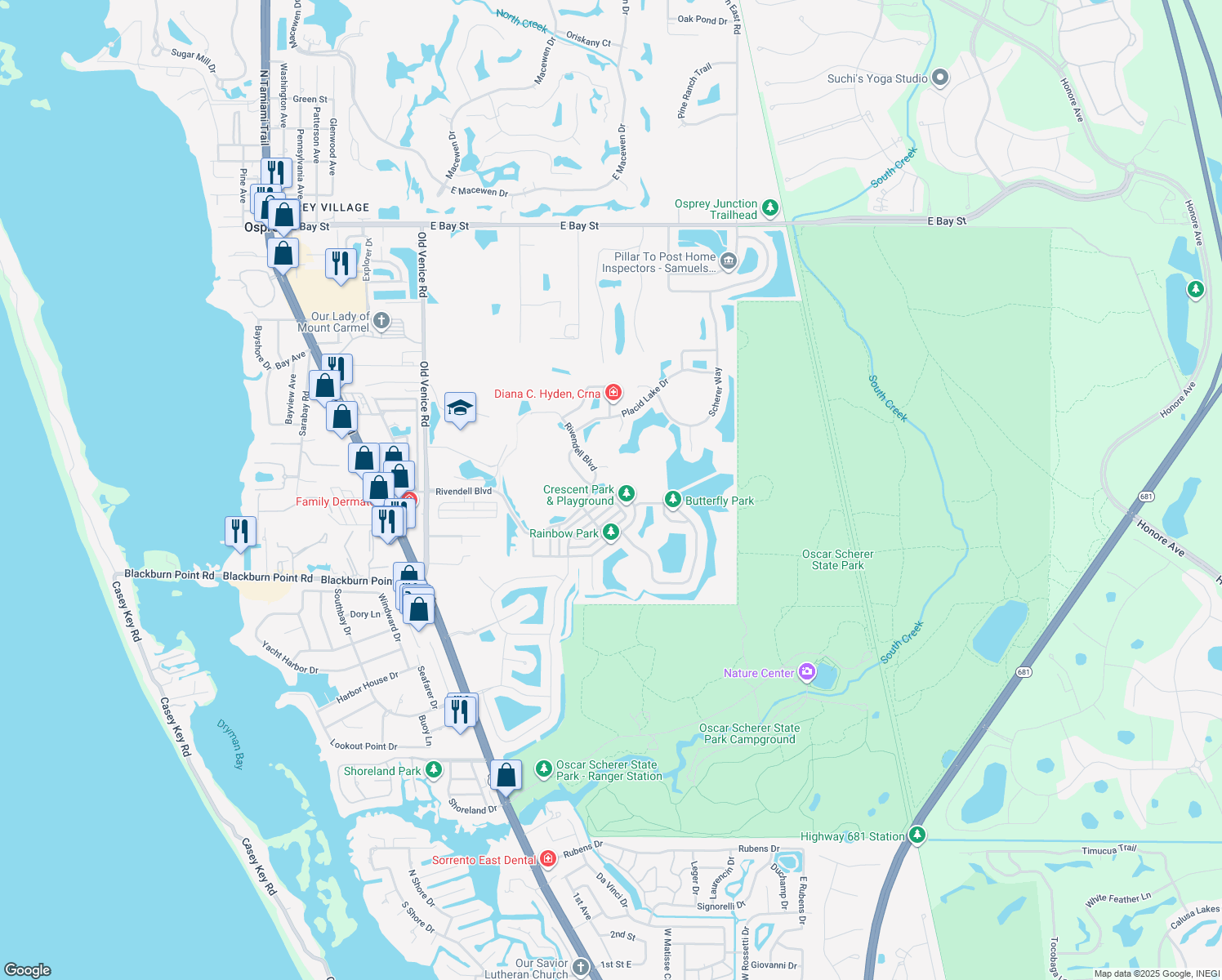 34 West Bay Street, Osprey FL Walk Score