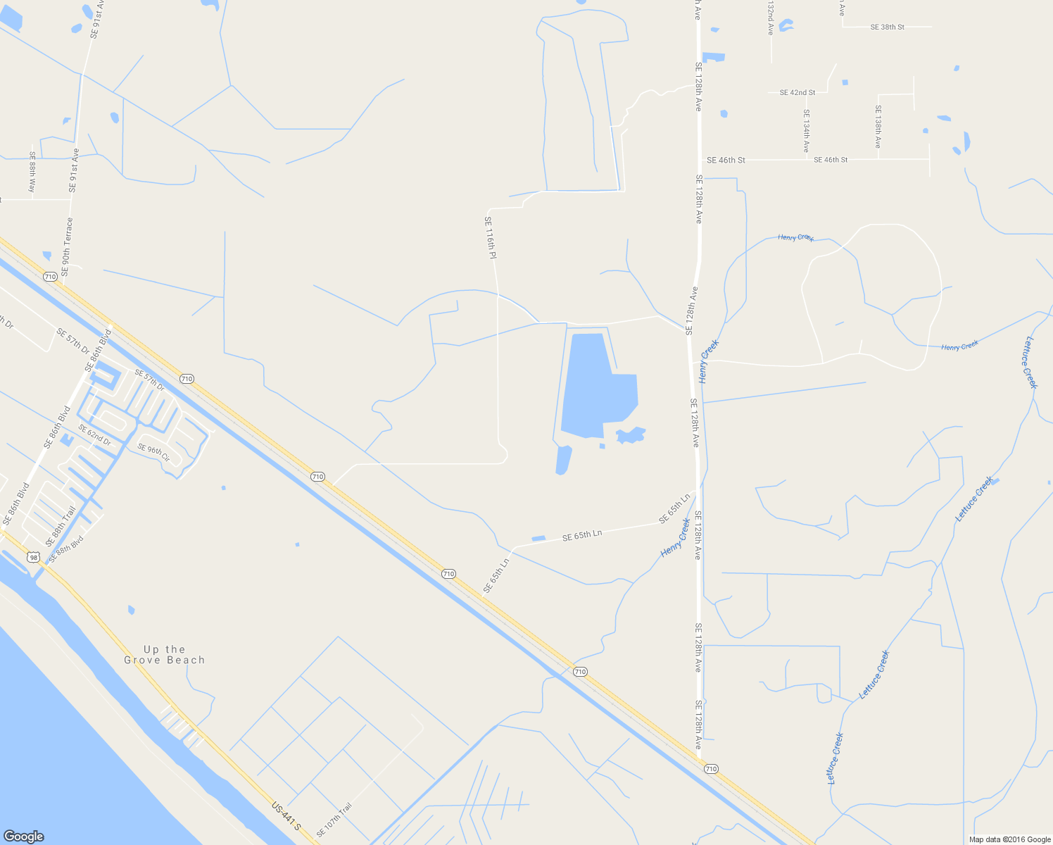 map of restaurants, bars, coffee shops, grocery stores, and more near 6032 Southeast 116th Place in Okeechobee