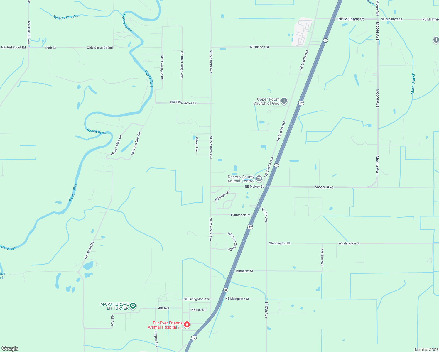 map of restaurants, bars, coffee shops, grocery stores, and more near 1711 Northeast Wynn Drive in Arcadia
