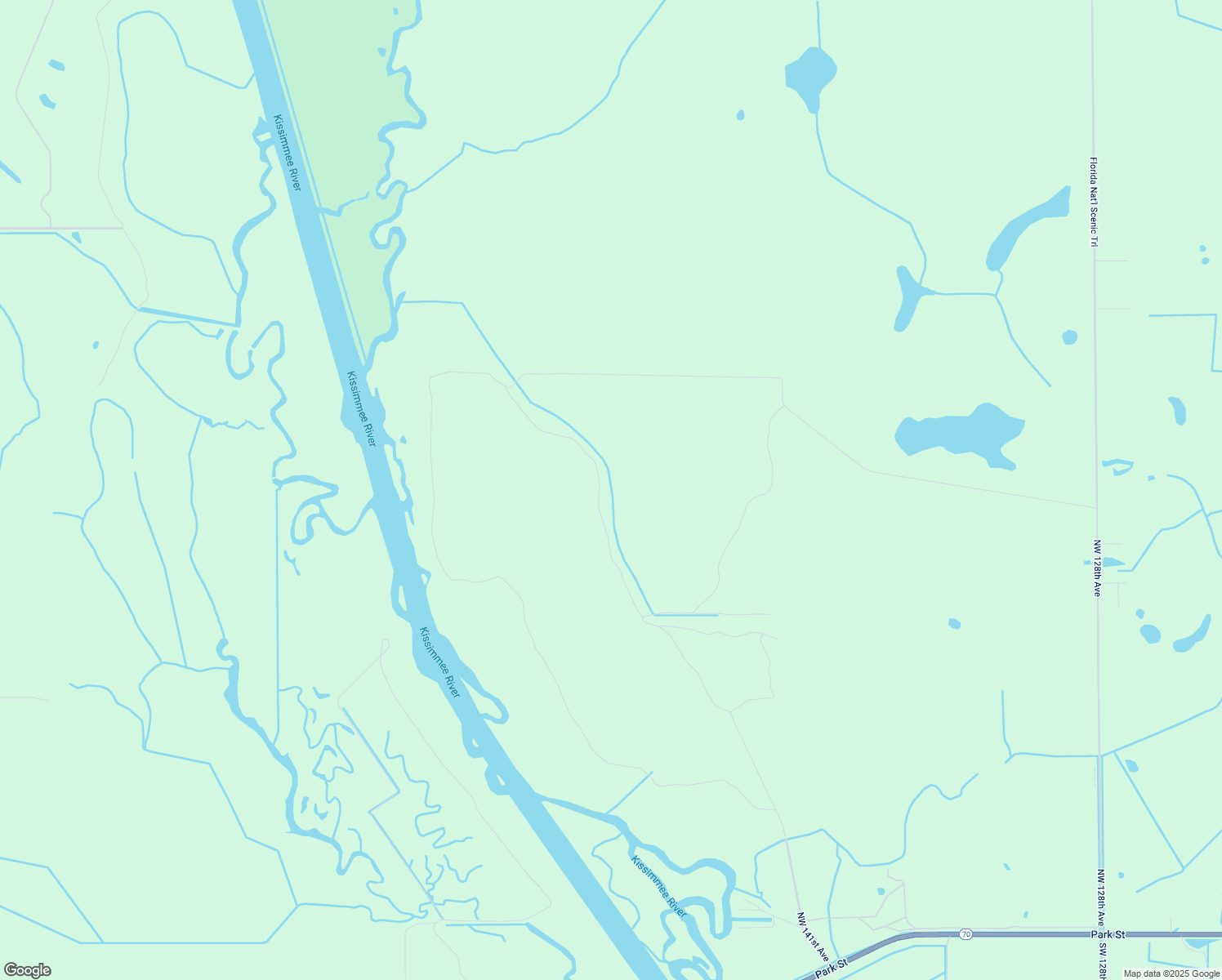 map of restaurants, bars, coffee shops, grocery stores, and more near 2161 Northwest 128th Avenue in Okeechobee