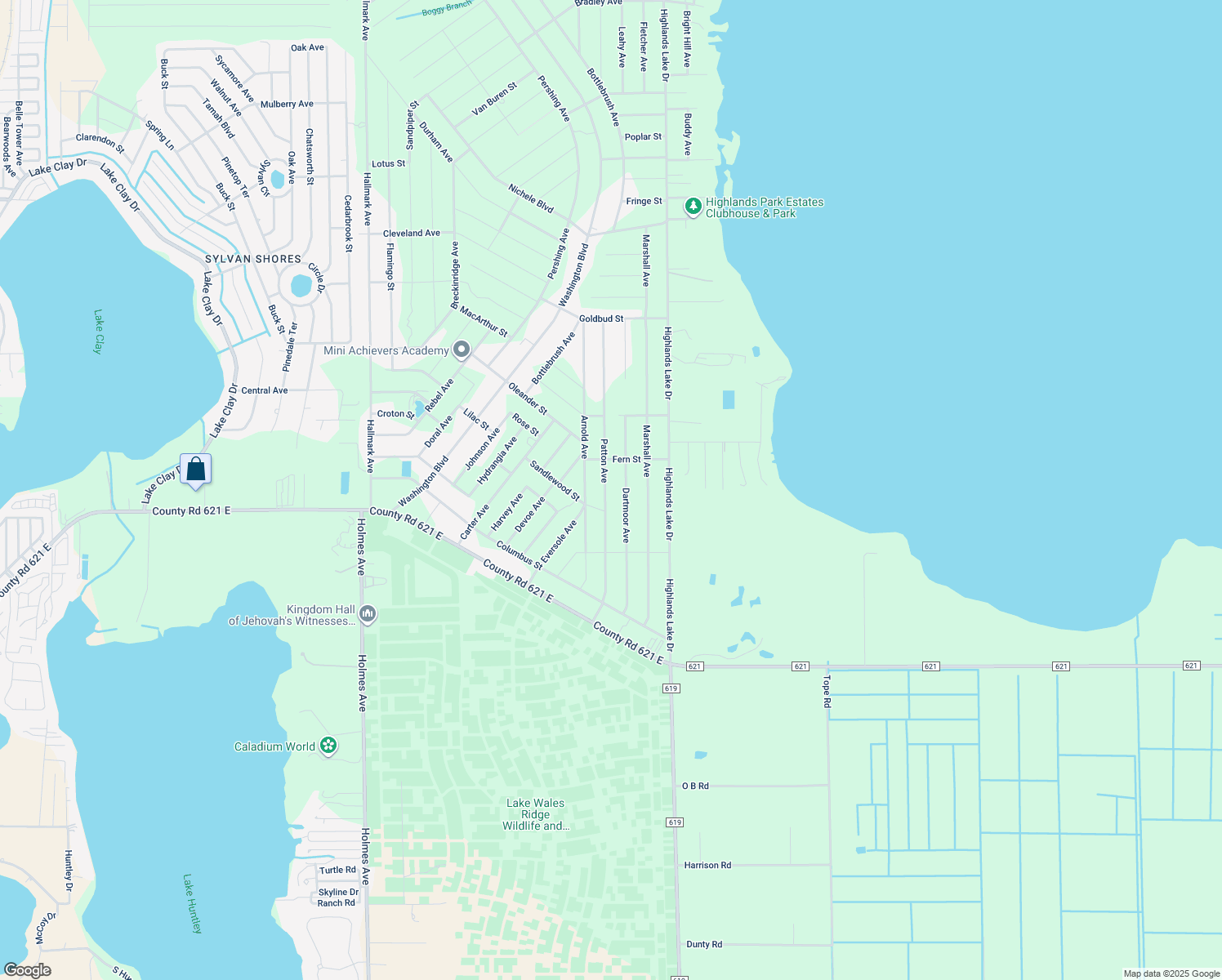 map of restaurants, bars, coffee shops, grocery stores, and more near 127 Patton Avenue in Lake Placid