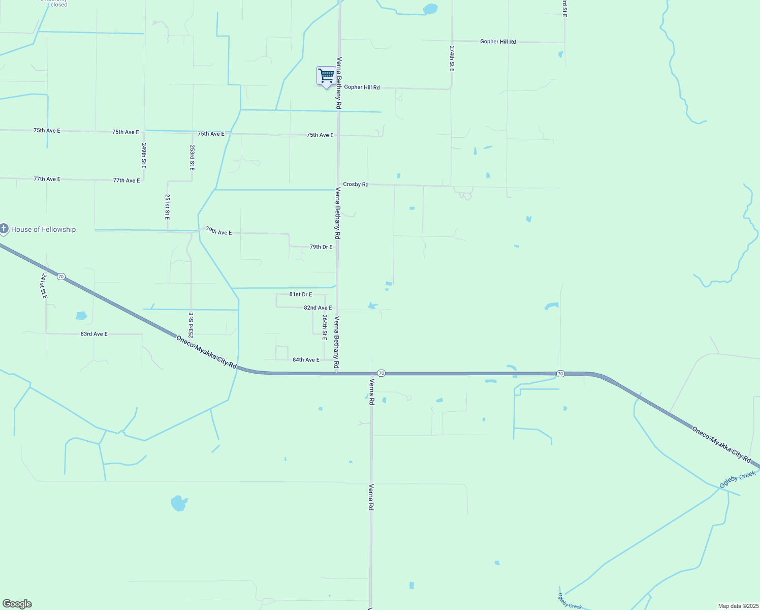 map of restaurants, bars, coffee shops, grocery stores, and more near 8118 Barr Road in Myakka City