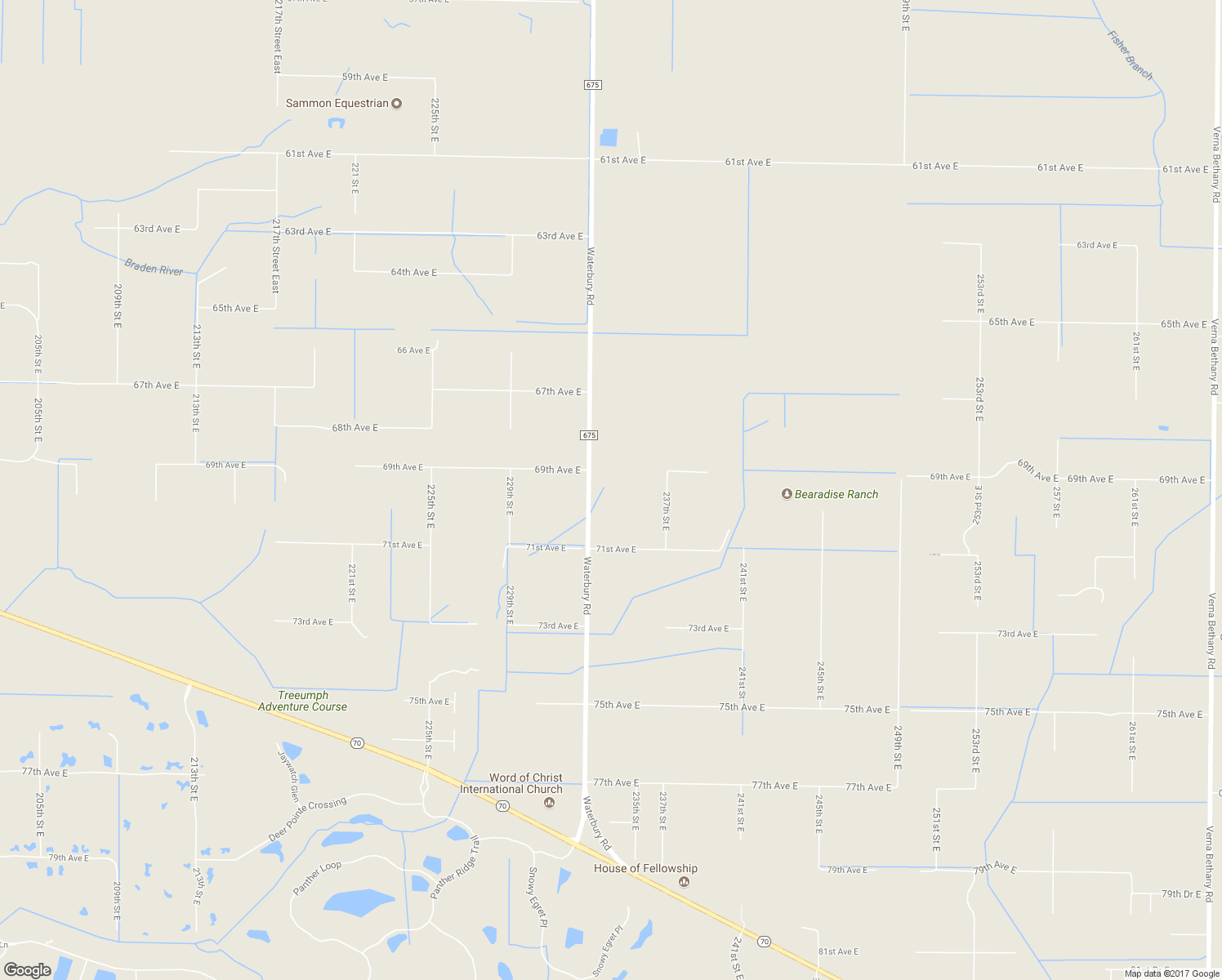 map of restaurants, bars, coffee shops, grocery stores, and more near 6905 County Road 675 in Myakka City