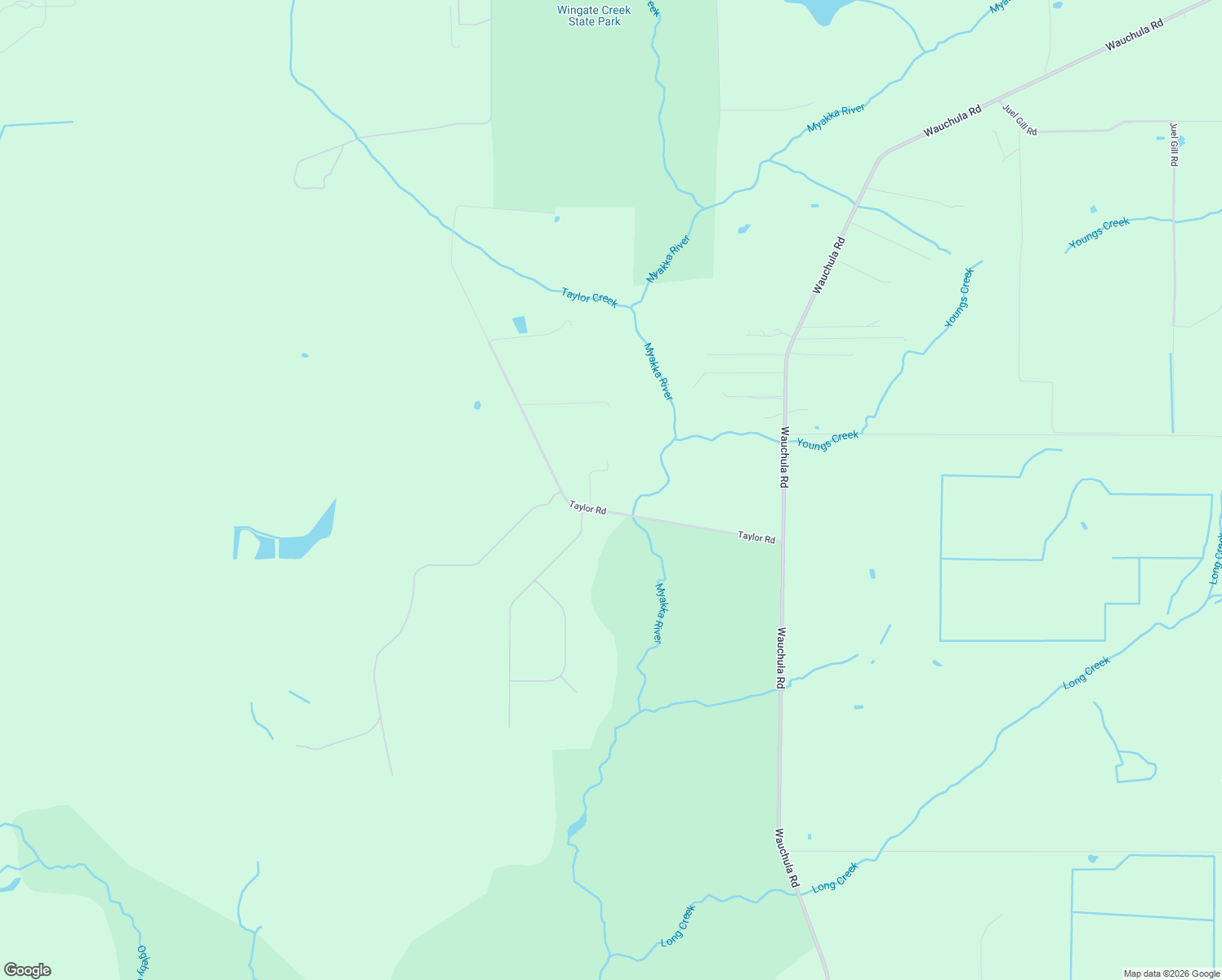 map of restaurants, bars, coffee shops, grocery stores, and more near 38921 Taylor Road in Myakka City