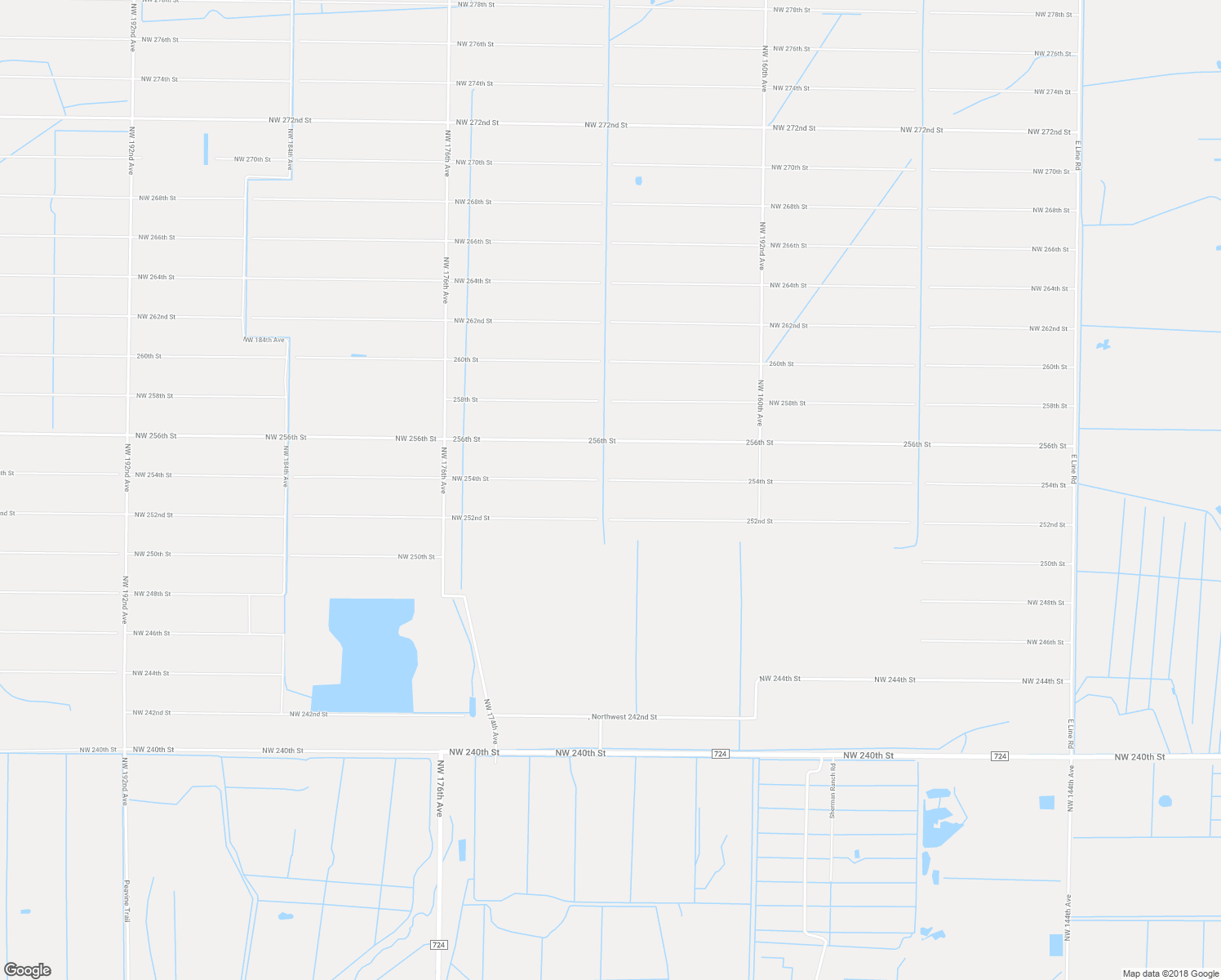 map of restaurants, bars, coffee shops, grocery stores, and more near 16798 Northwest 254th Street in Okeechobee