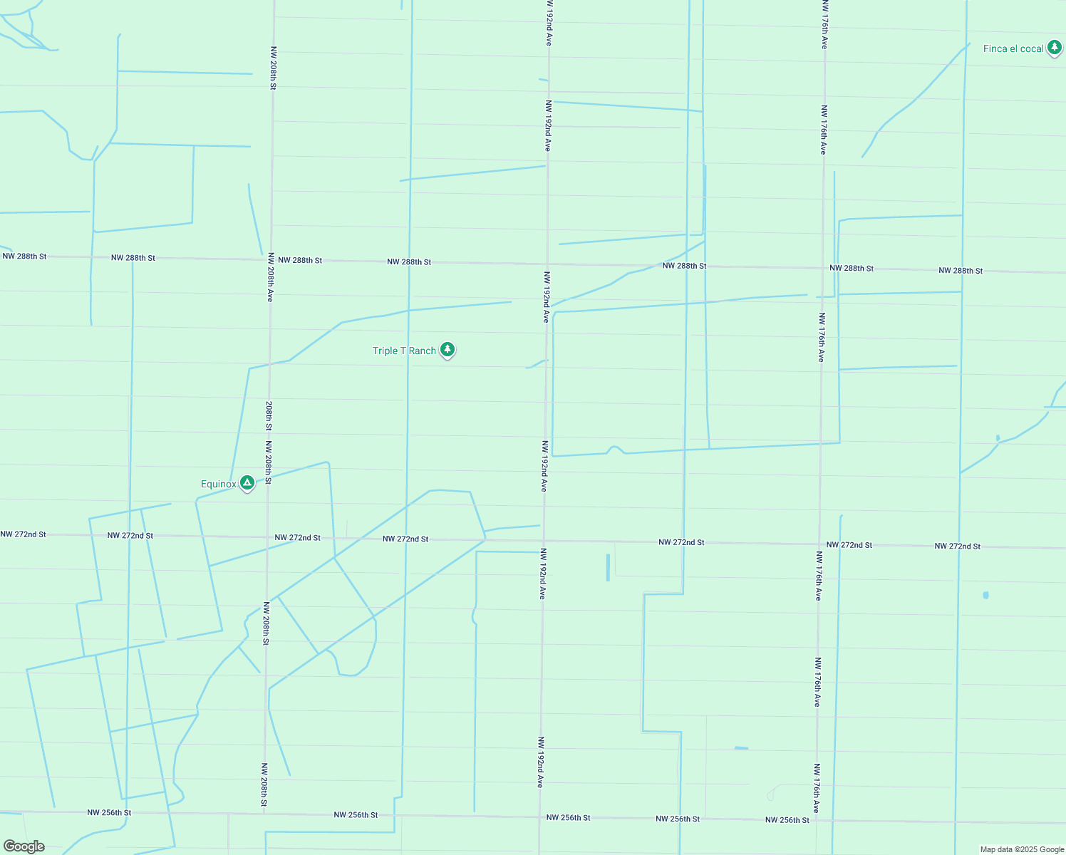 map of restaurants, bars, coffee shops, grocery stores, and more near 19259 Northwest 278th Street in Okeechobee