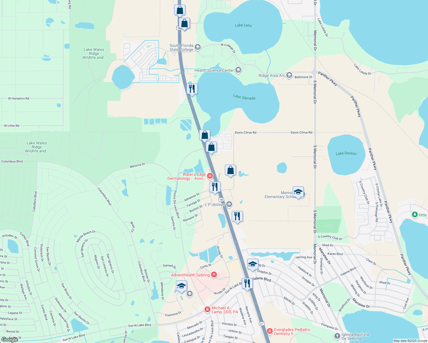 3099 South Main Street, Avon Park FL Walk Score