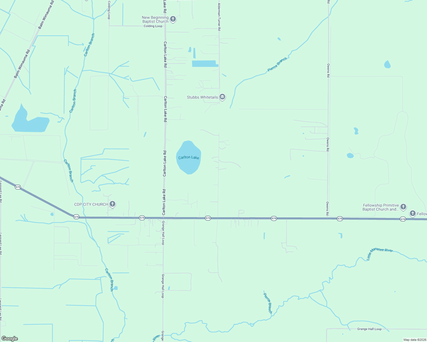 map of restaurants, bars, coffee shops, grocery stores, and more near 17273 Alderman Turner Road in Wimauma