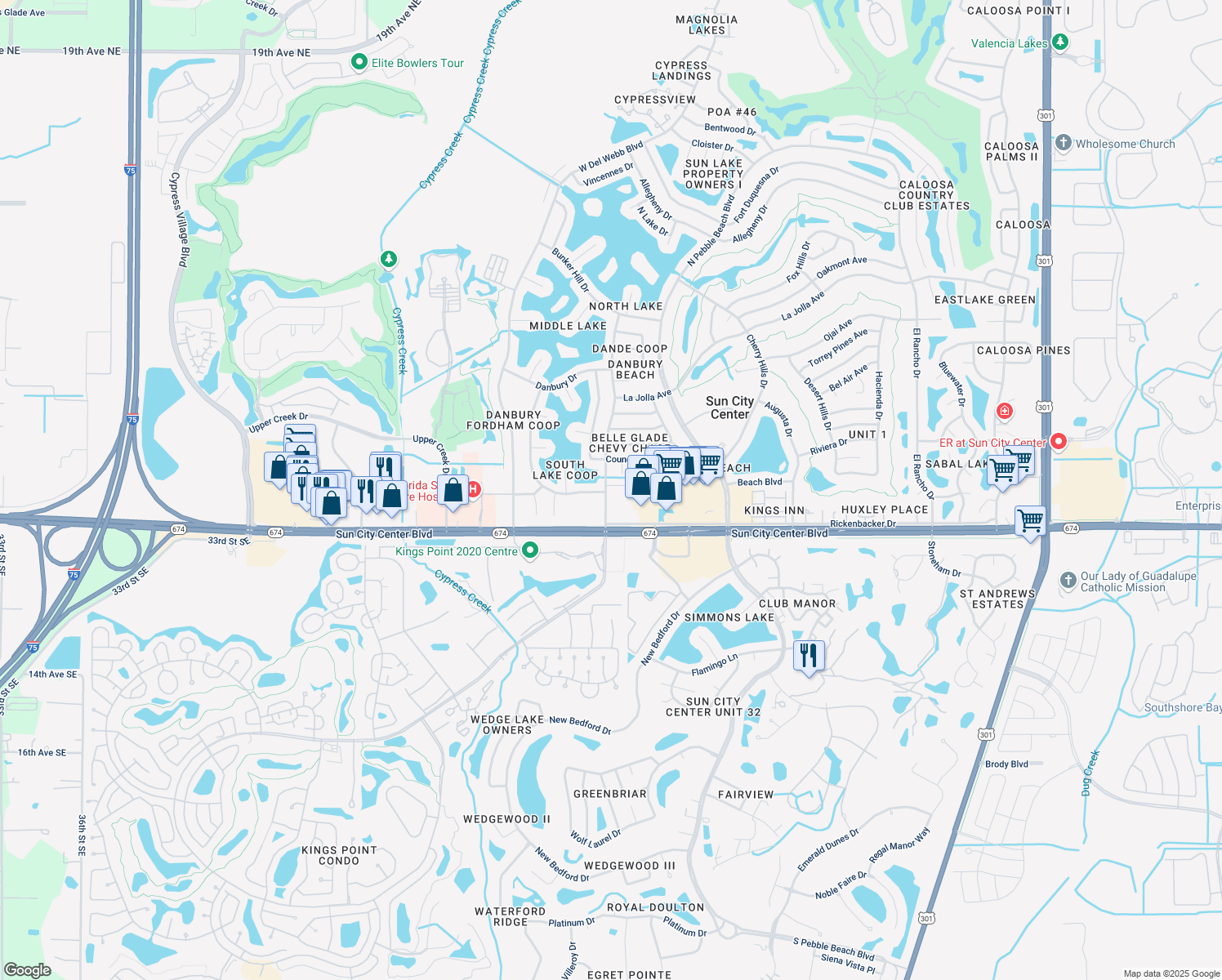 1636 Costa Street, Sun City Center FL Walk Score