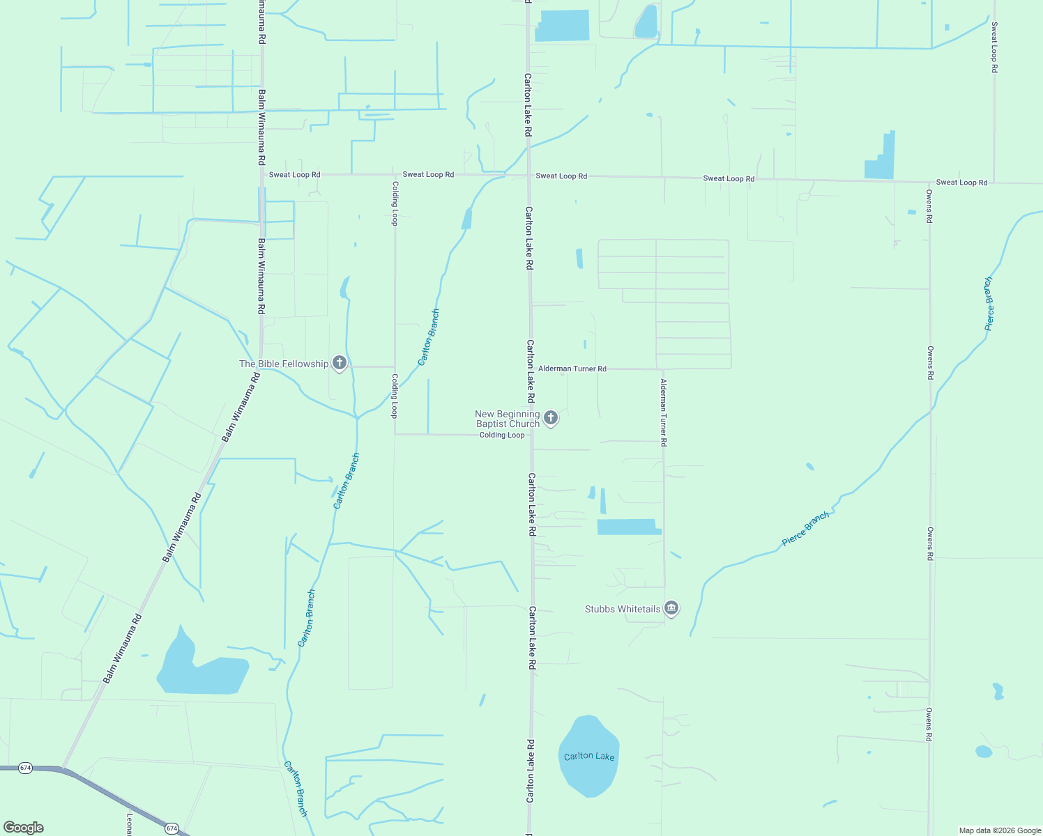 map of restaurants, bars, coffee shops, grocery stores, and more near 15907 Carlton Lake Road in Wimauma