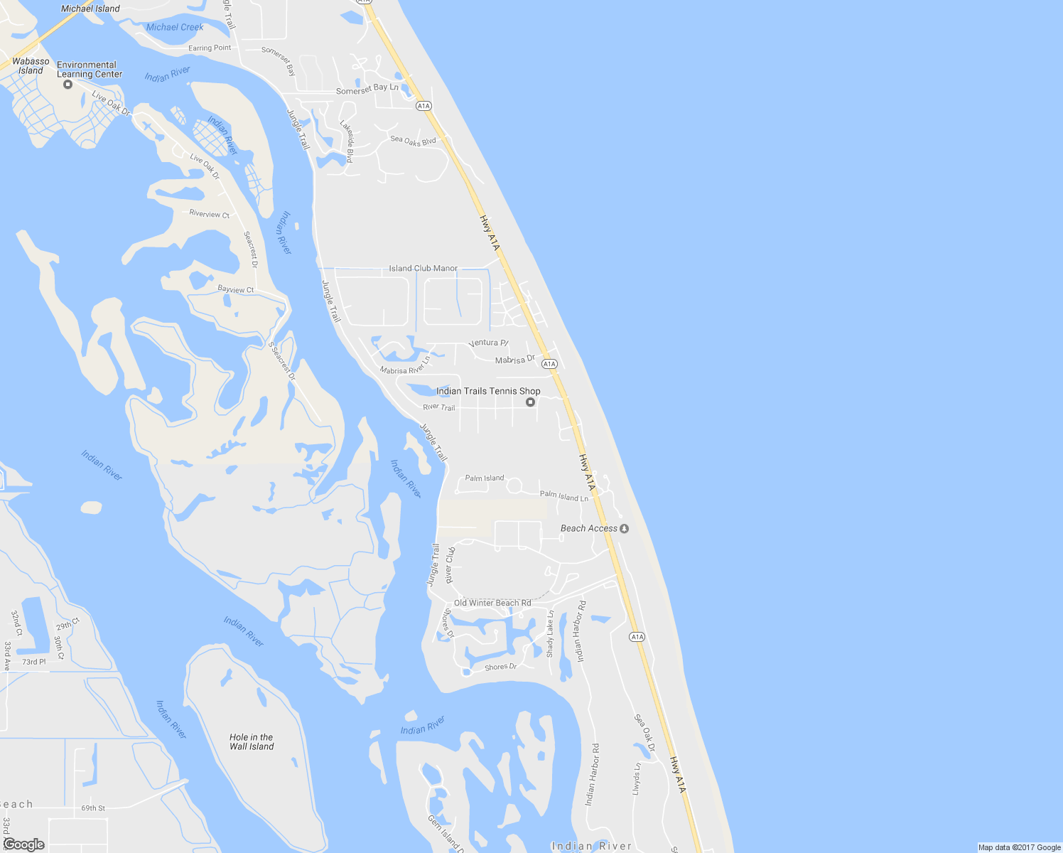 map of restaurants, bars, coffee shops, grocery stores, and more near 320 Legend Trail in Indian River Shores