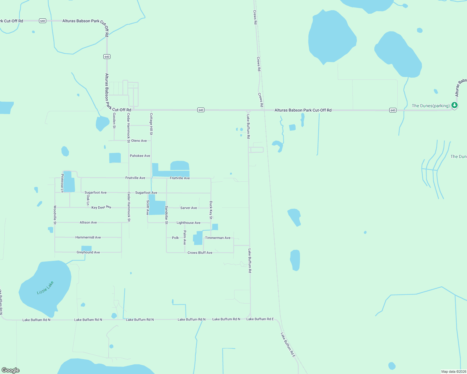 map of restaurants, bars, coffee shops, grocery stores, and more near 4648 Lake Buffum Road in Lake Wales