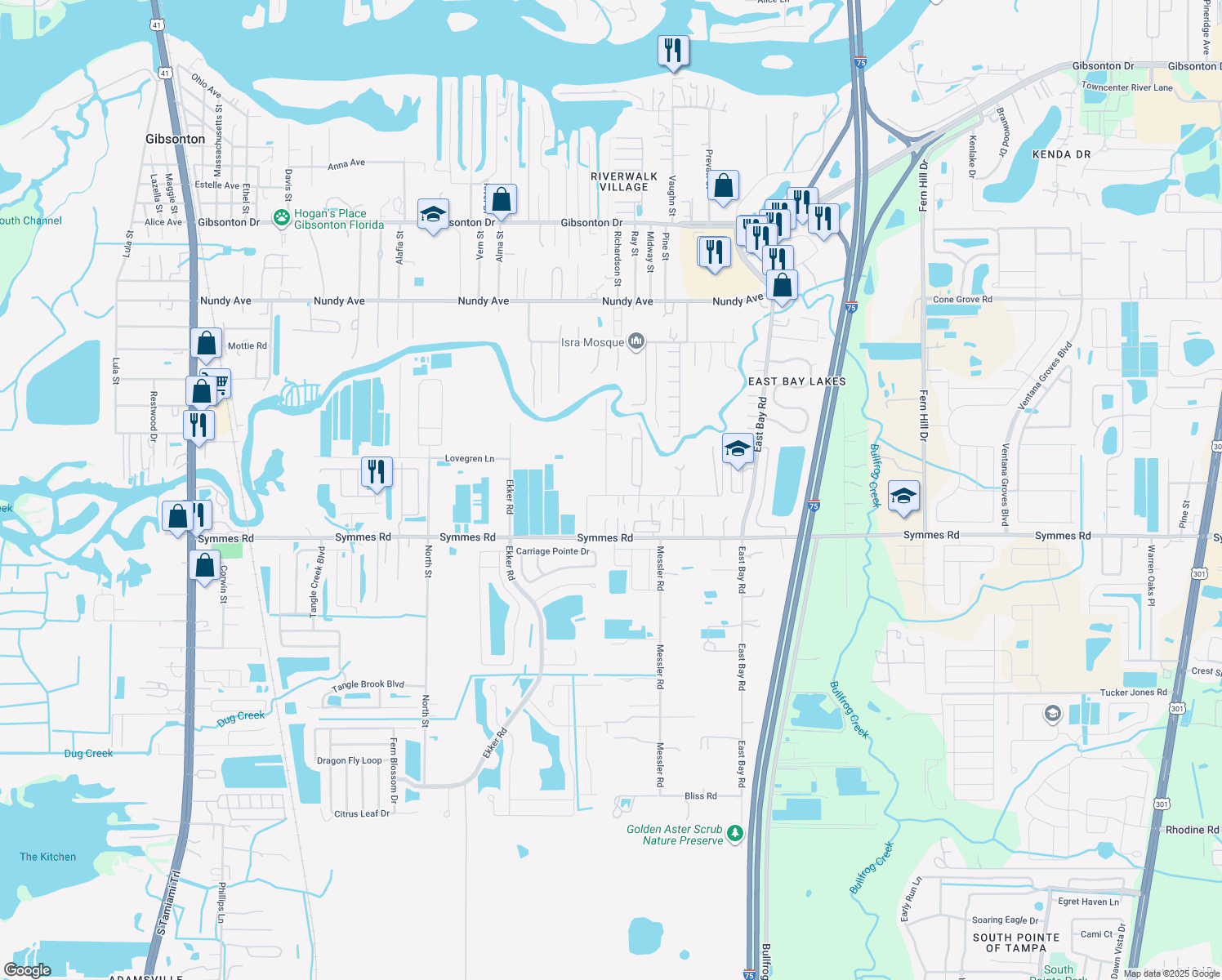 8502 Honeywell Road, Gibsonton FL Walk Score
