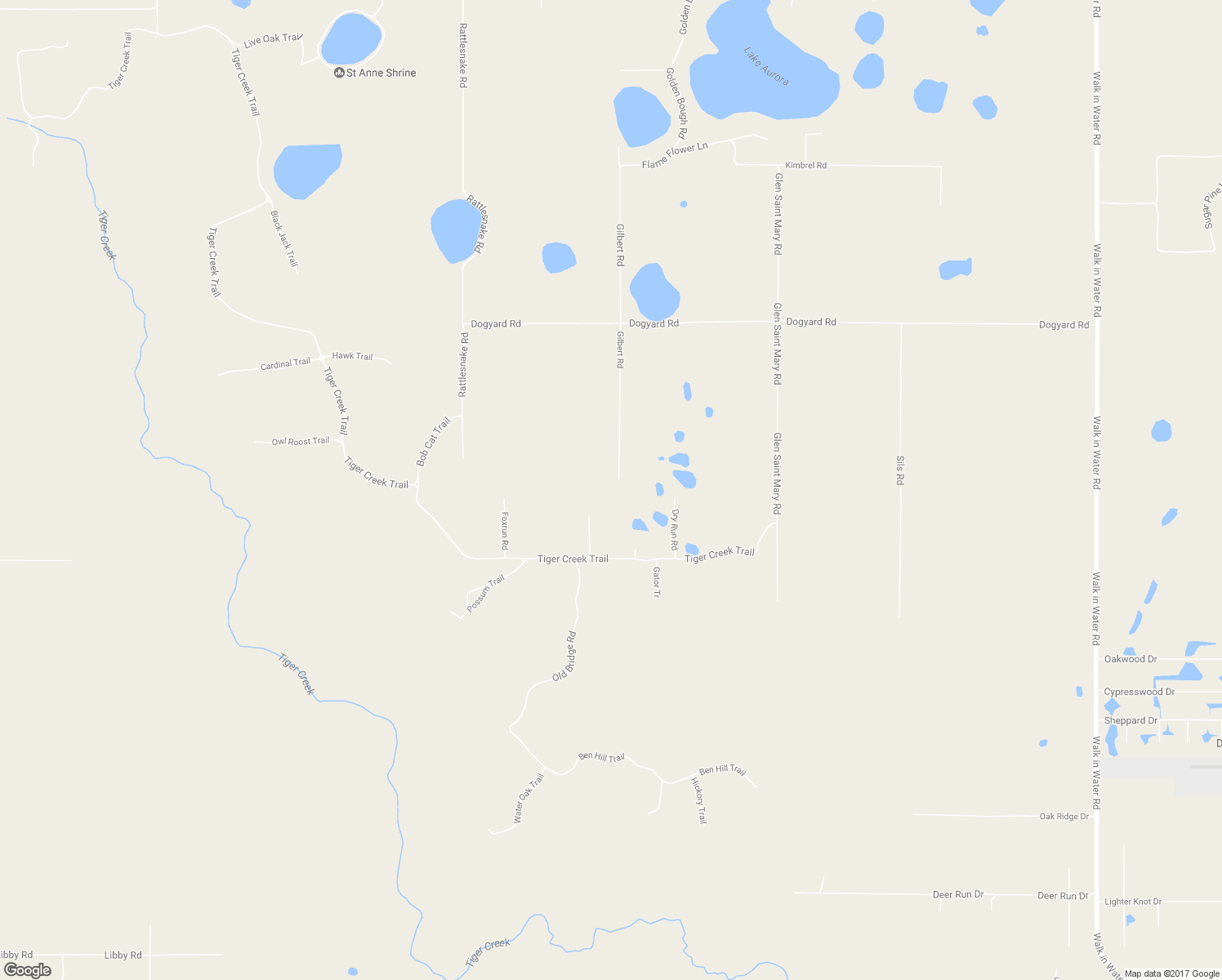 map of restaurants, bars, coffee shops, grocery stores, and more near 4328 Gilbert Road in Lake Wales