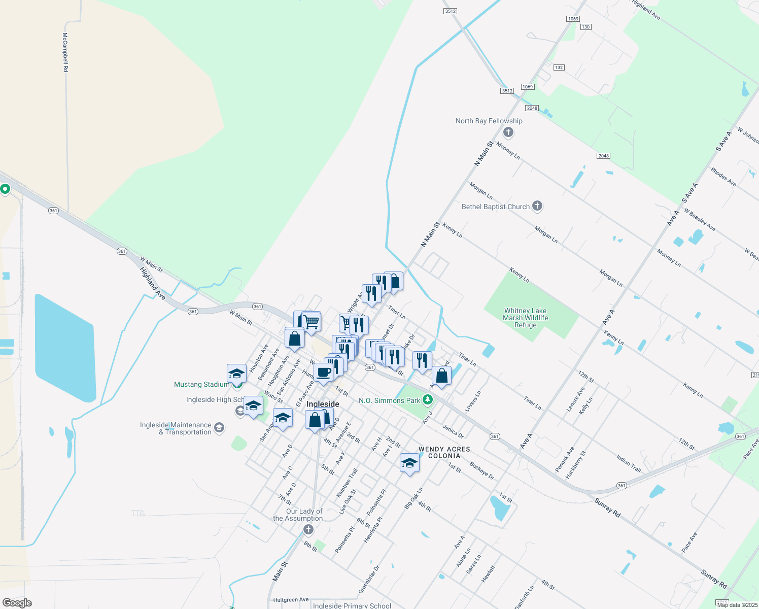 3051 North Main Street, Ingleside TX Walk Score