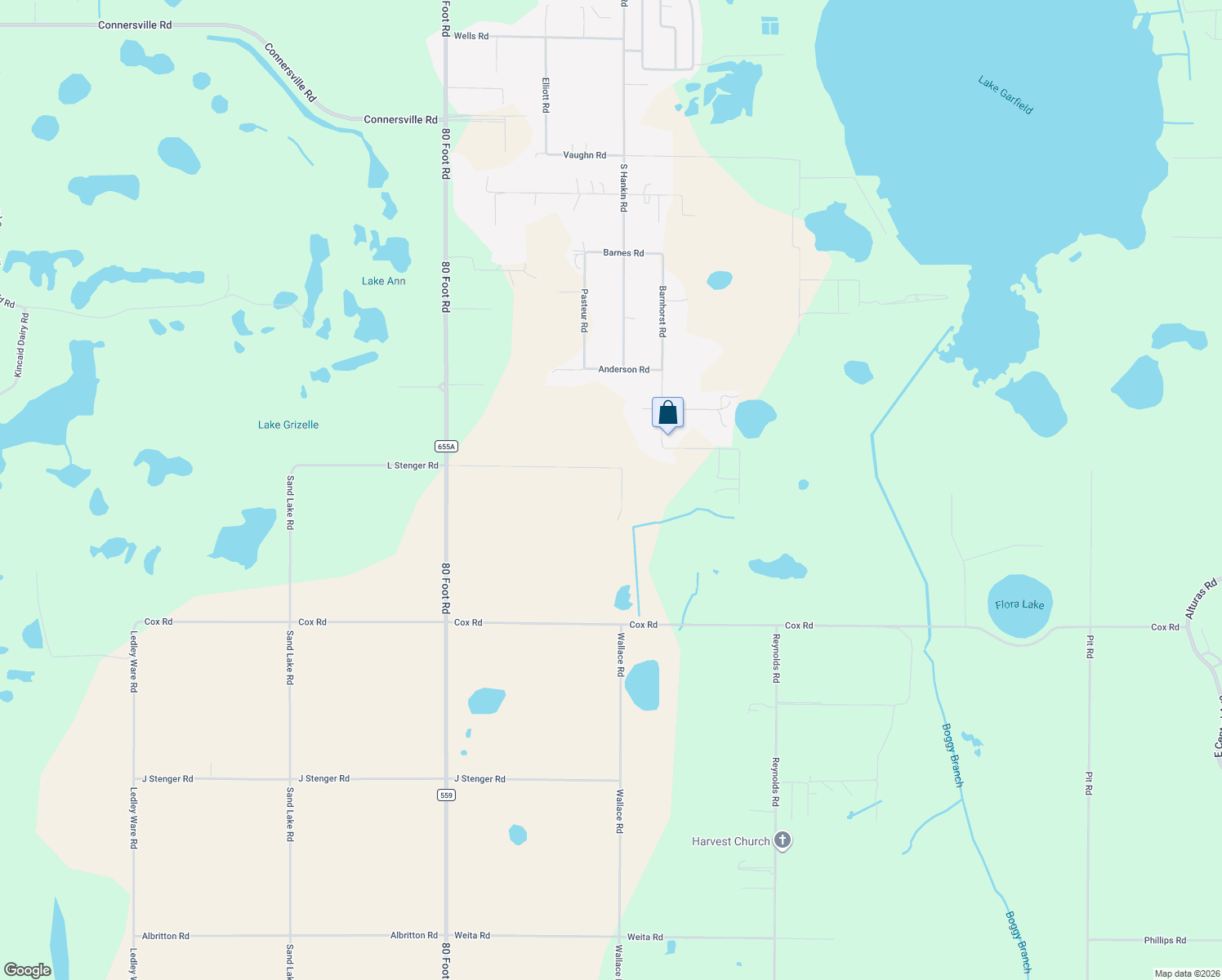 map of restaurants, bars, coffee shops, grocery stores, and more near 5950 Cow Pen Rd in Bartow
