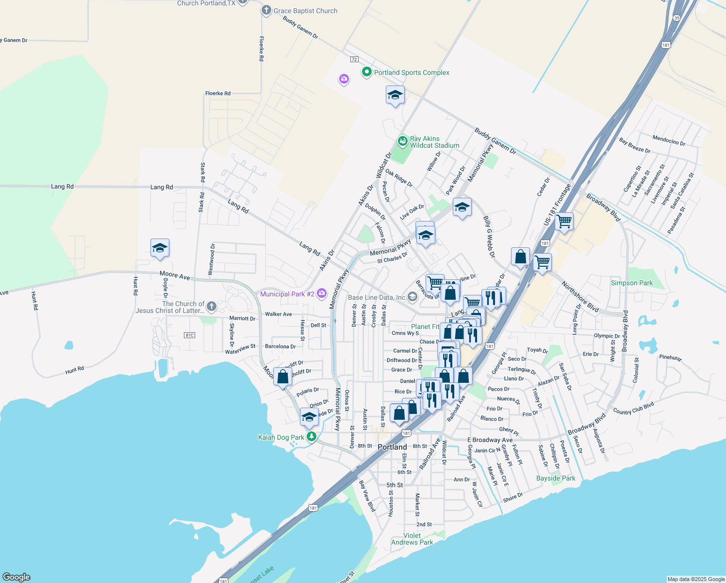 1730 Denver Street, Portland TX Walk Score