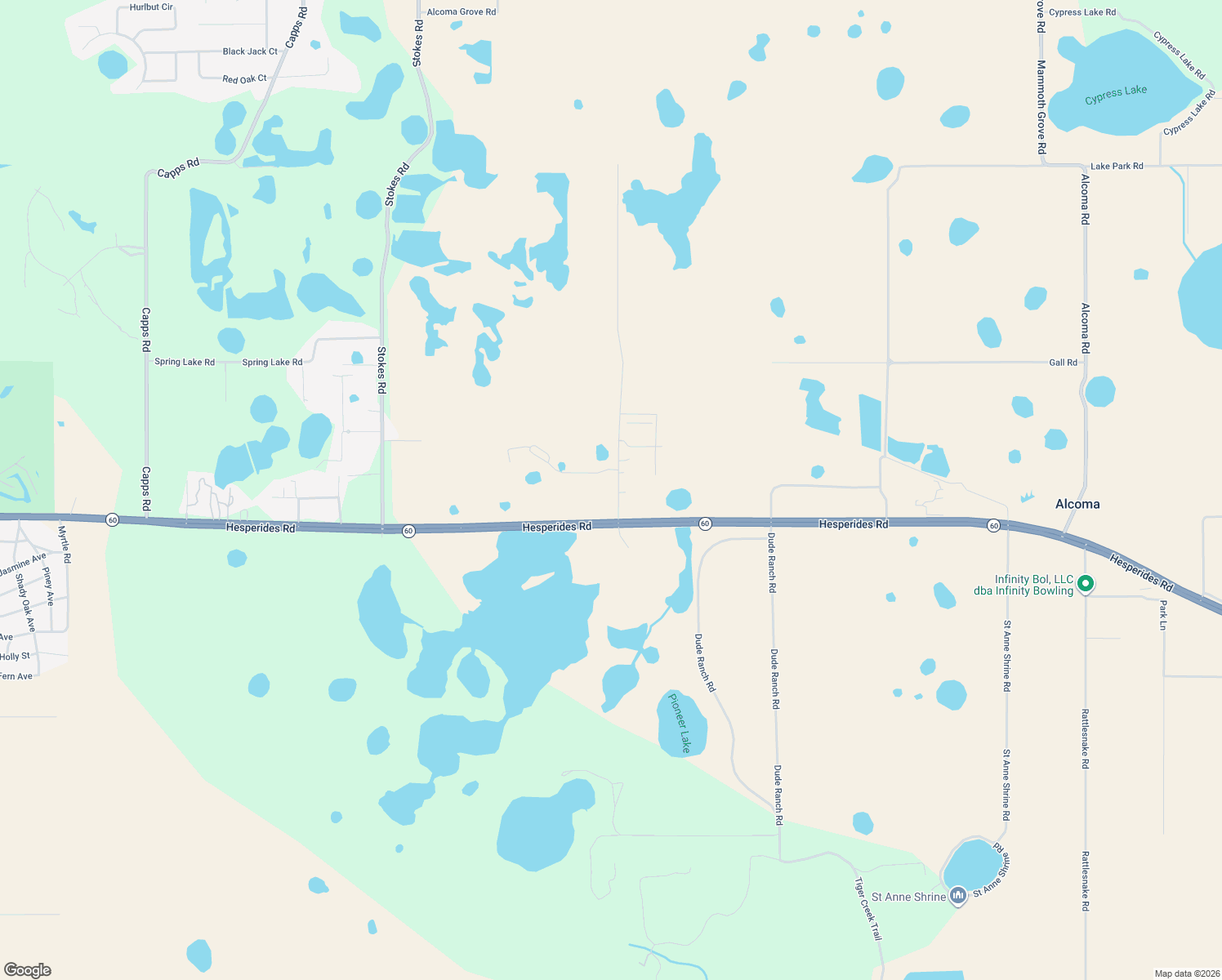 map of restaurants, bars, coffee shops, grocery stores, and more near 49 Story Road in Lake Wales