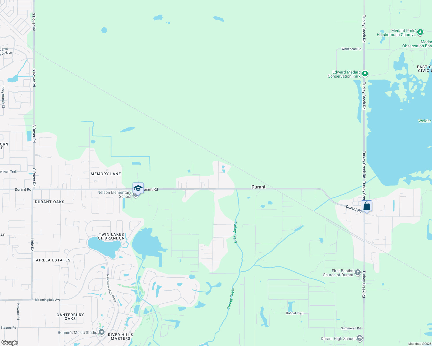 map of restaurants, bars, coffee shops, grocery stores, and more near 2141 Hinson Road in Dover