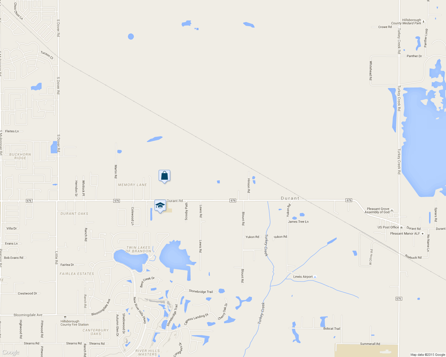 map of restaurants, bars, coffee shops, grocery stores, and more near 5910 Durant Road in Dover