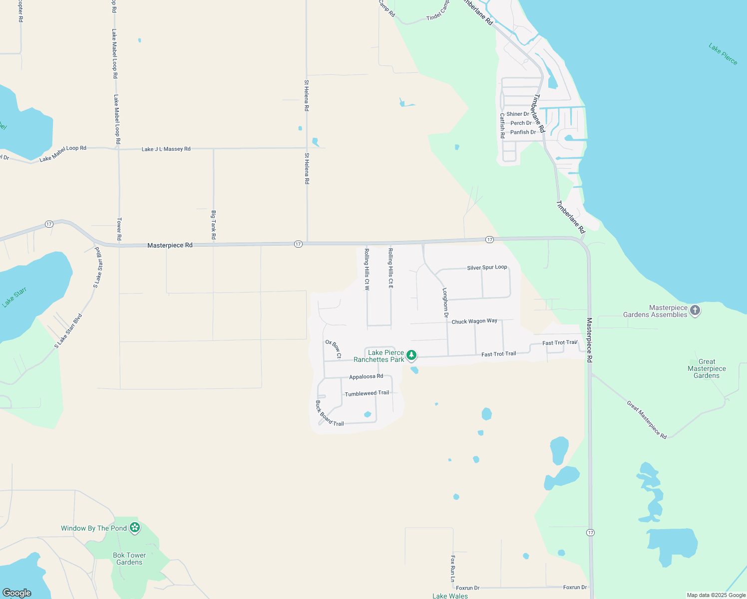 map of restaurants, bars, coffee shops, grocery stores, and more near 3930 Rolling Hills Court West in Lake Wales