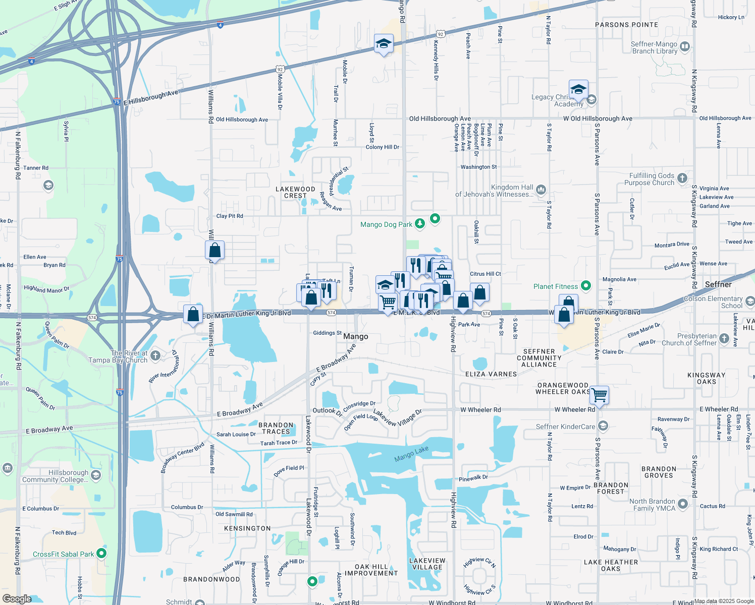 4006 Laura Street Seffner FL - Lng= 82.30463