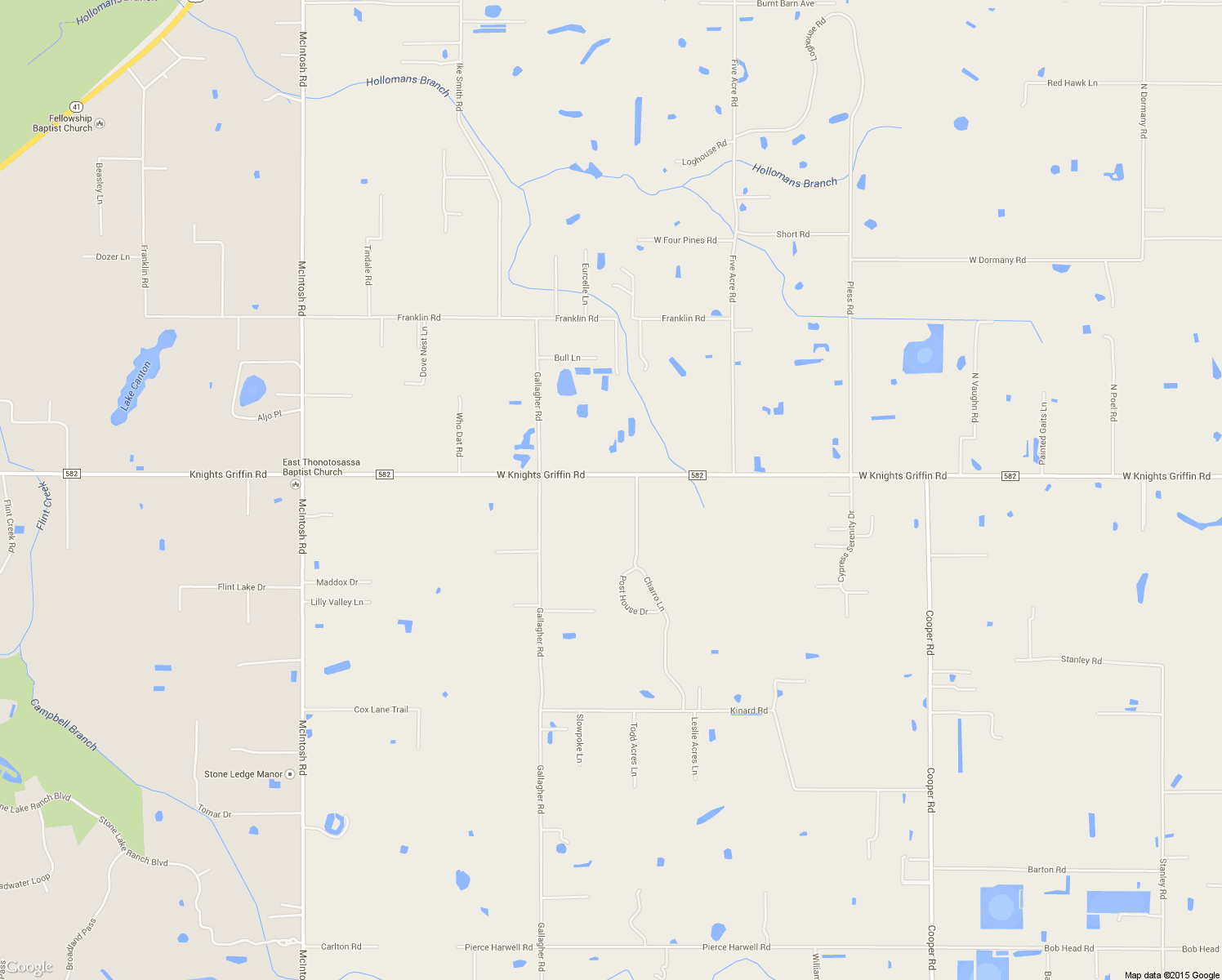 map of restaurants, bars, coffee shops, grocery stores, and more near 7907 West Knights Griffin Road in Plant City