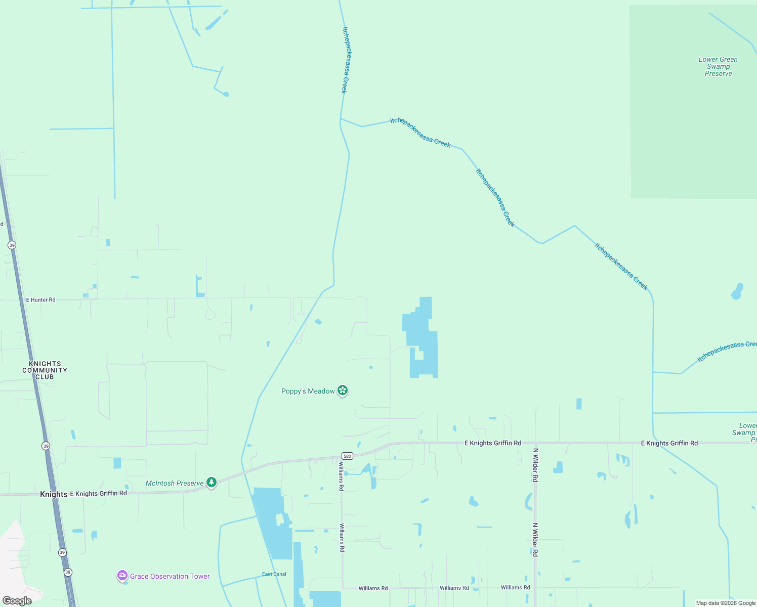 map of restaurants, bars, coffee shops, grocery stores, and more near 5912 Bailey Road in Plant City