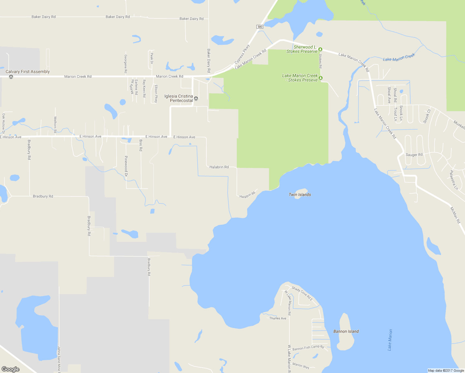 map of restaurants, bars, coffee shops, grocery stores, and more near 6245 Halabrin Road in Haines City