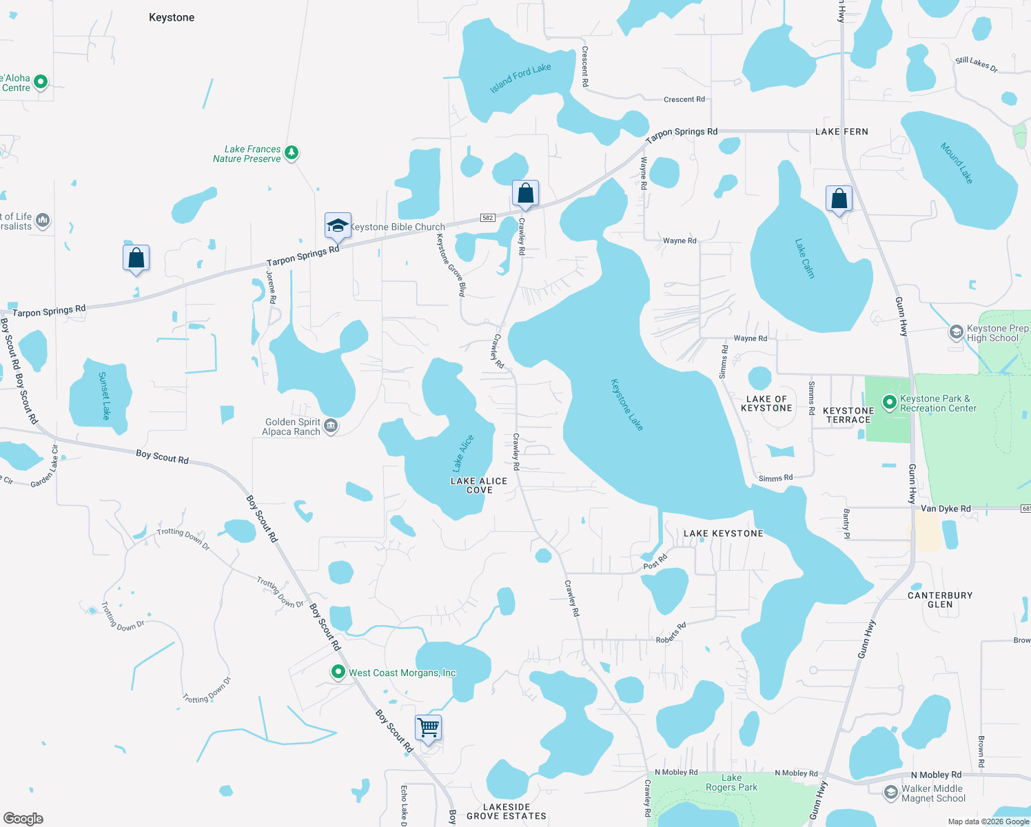 map of restaurants, bars, coffee shops, grocery stores, and more near 18018 Crawley Road in Odessa