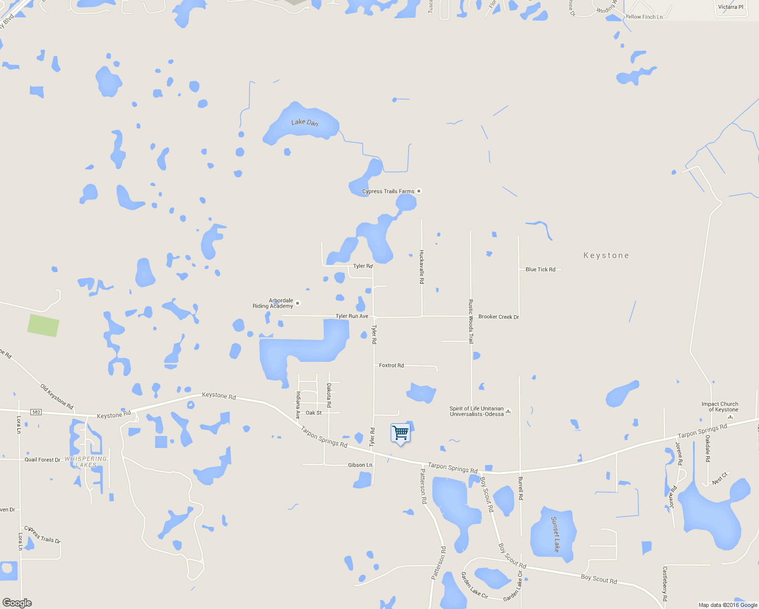 map of restaurants, bars, coffee shops, grocery stores, and more near 12819 Tyler Run Avenue in Odessa