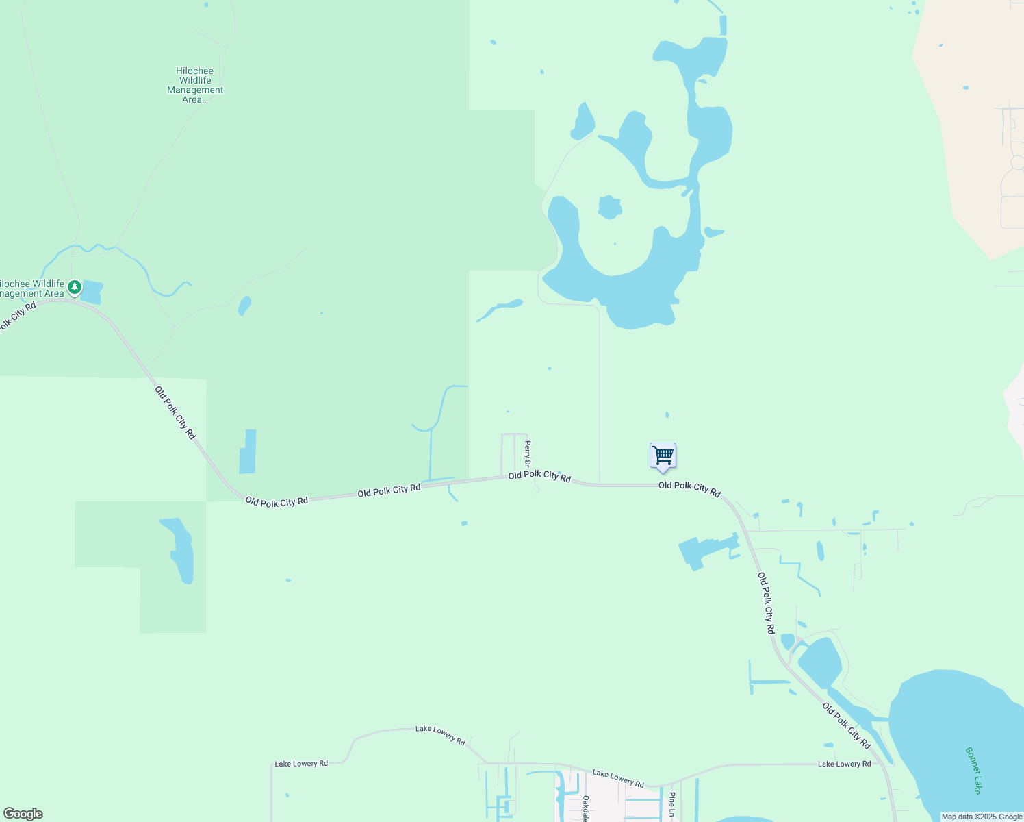 map of restaurants, bars, coffee shops, grocery stores, and more near 341 Edna Holliday Drive in Haines City