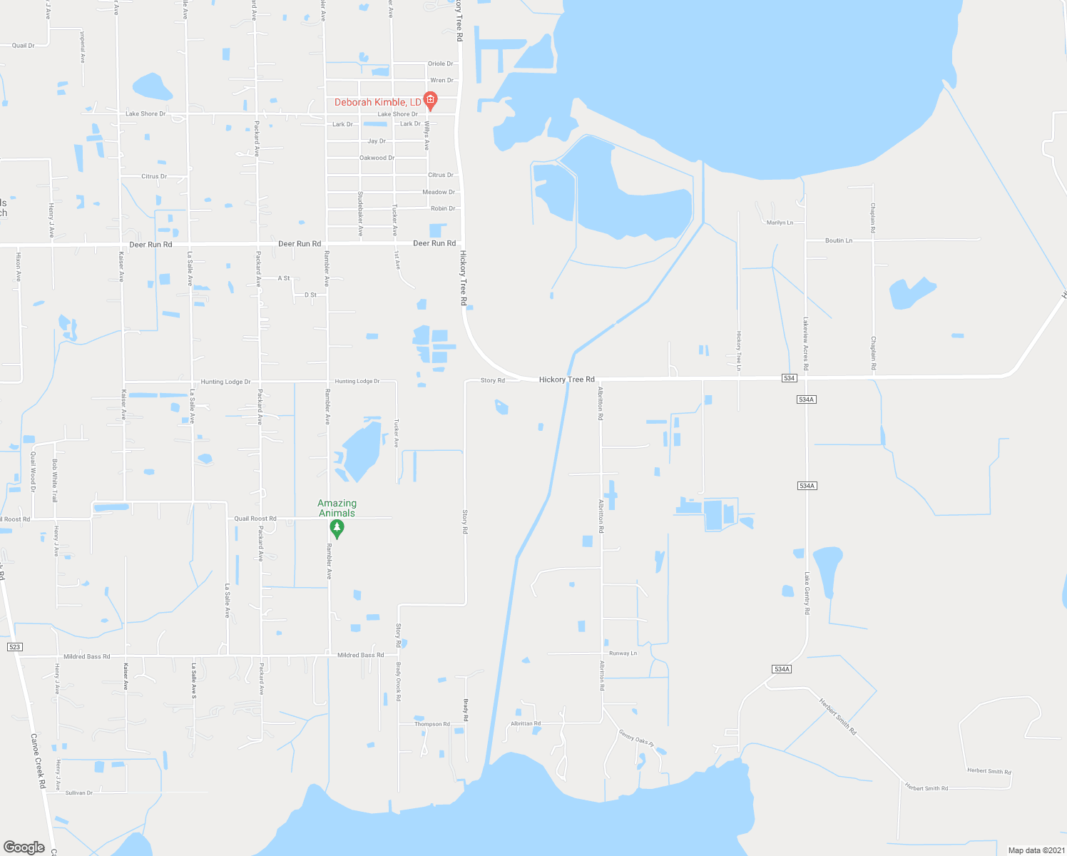 map of restaurants, bars, coffee shops, grocery stores, and more near 4320 Hickory Tree Road in Saint Cloud