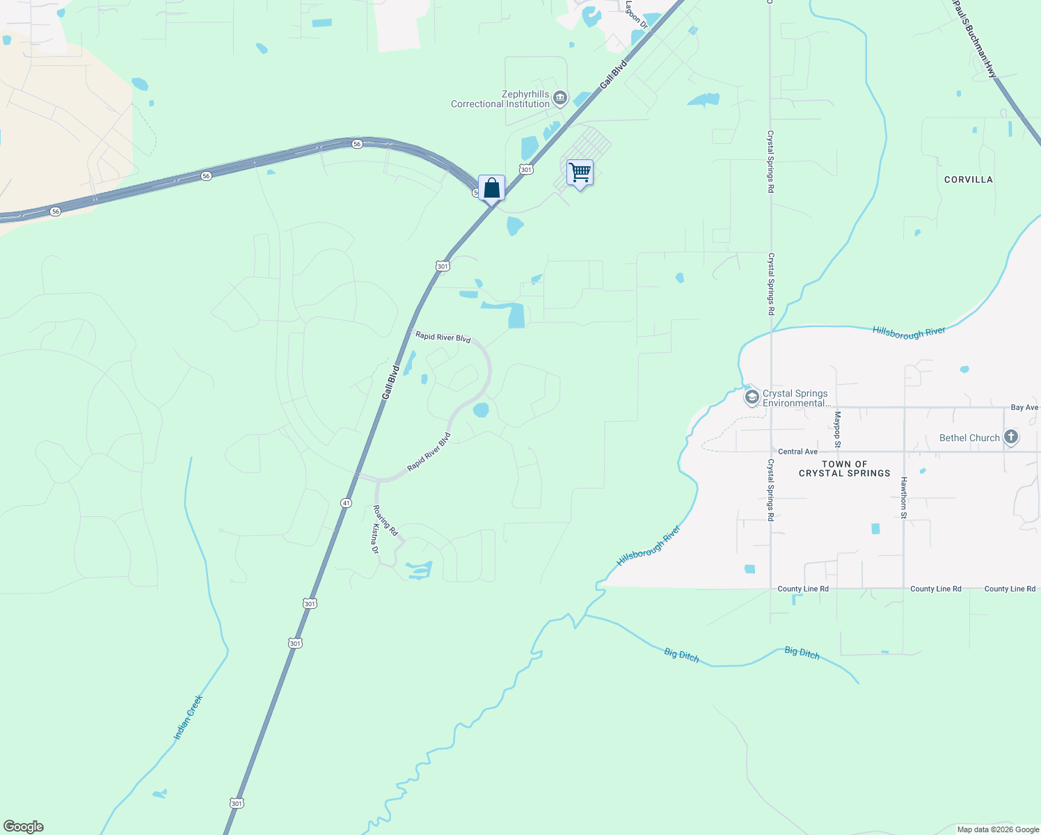 map of restaurants, bars, coffee shops, grocery stores, and more near 37331 Clinch Circle in Zephyrhills
