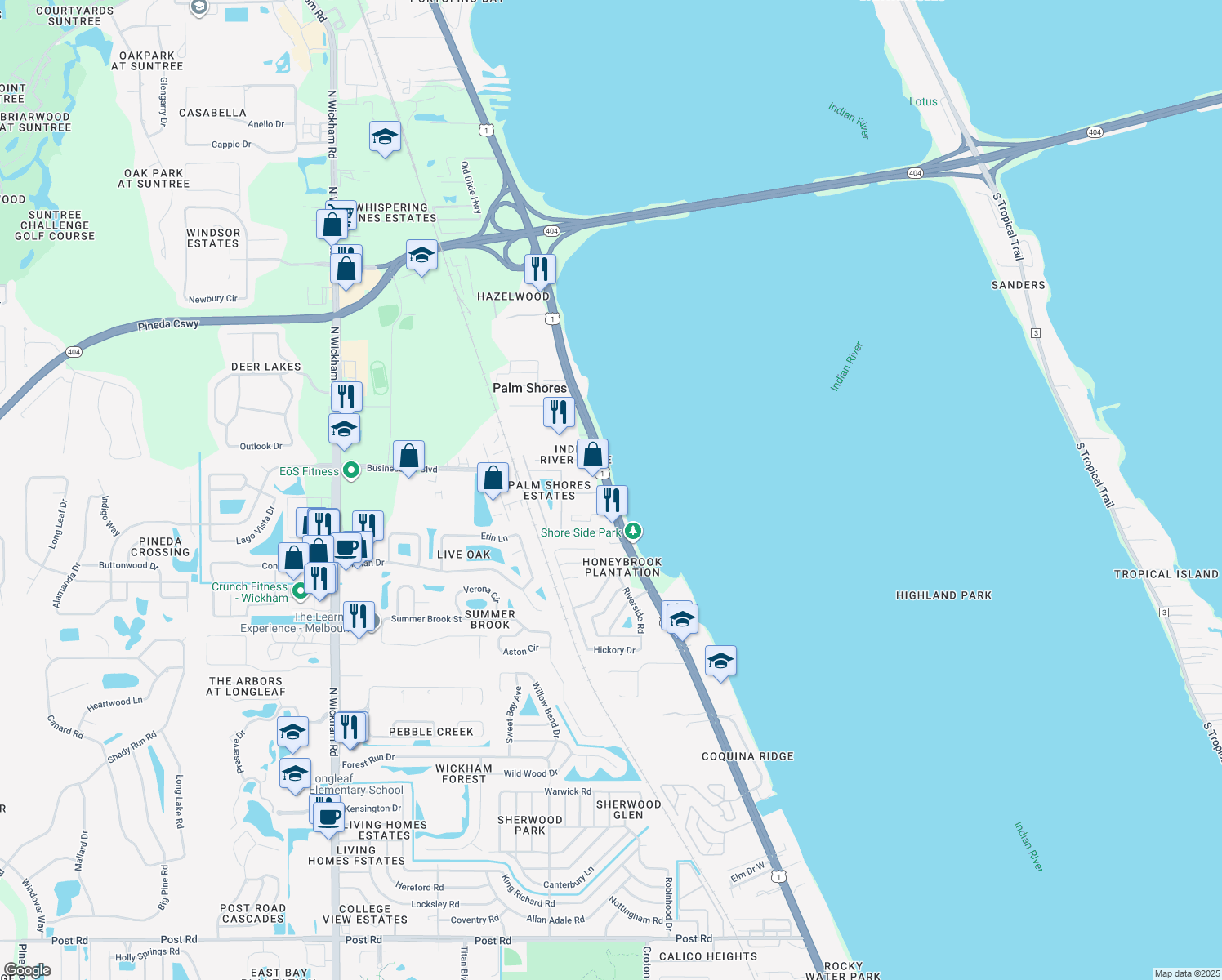 4785 North US Highway 1, Melbourne FL Walk Score
