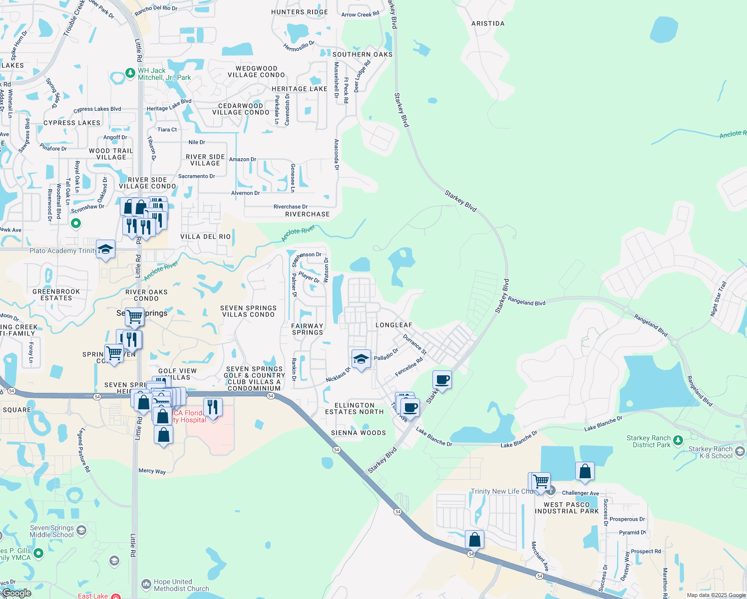 10215 Porch Street, New Port Richey FL Walk Score