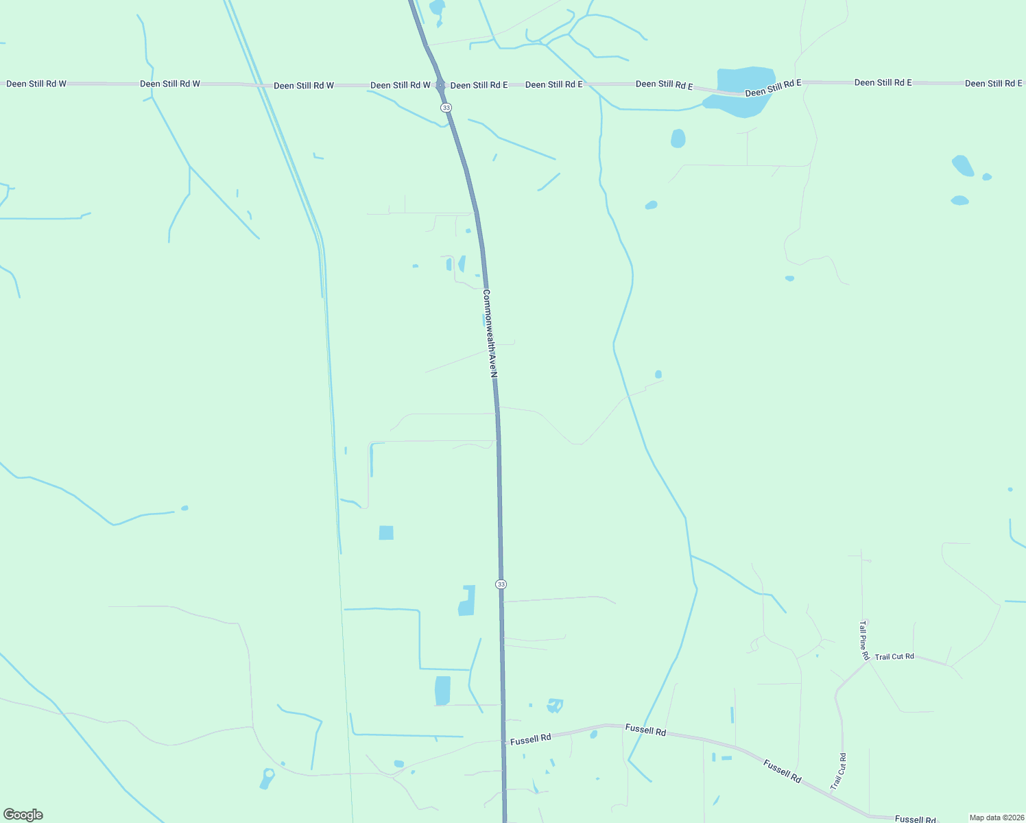 map of restaurants, bars, coffee shops, grocery stores, and more near 13295 Commonwealth Avenue North in Polk City