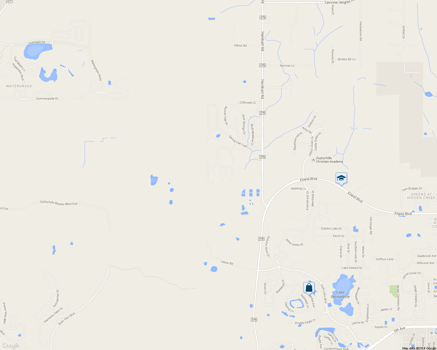 map of restaurants, bars, coffee shops, grocery stores, and more near 6247 Hawk Grove Court in Wesley Chapel