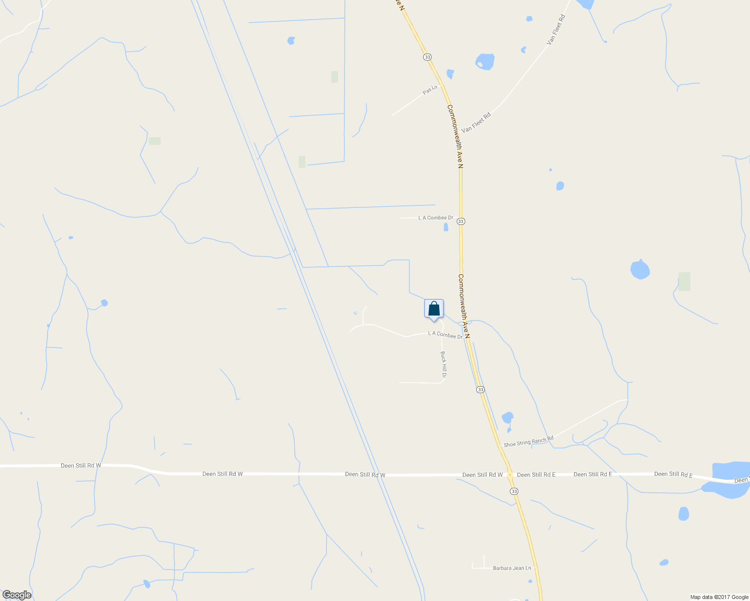 map of restaurants, bars, coffee shops, grocery stores, and more near 6222 Buck Fever Drive in Polk City