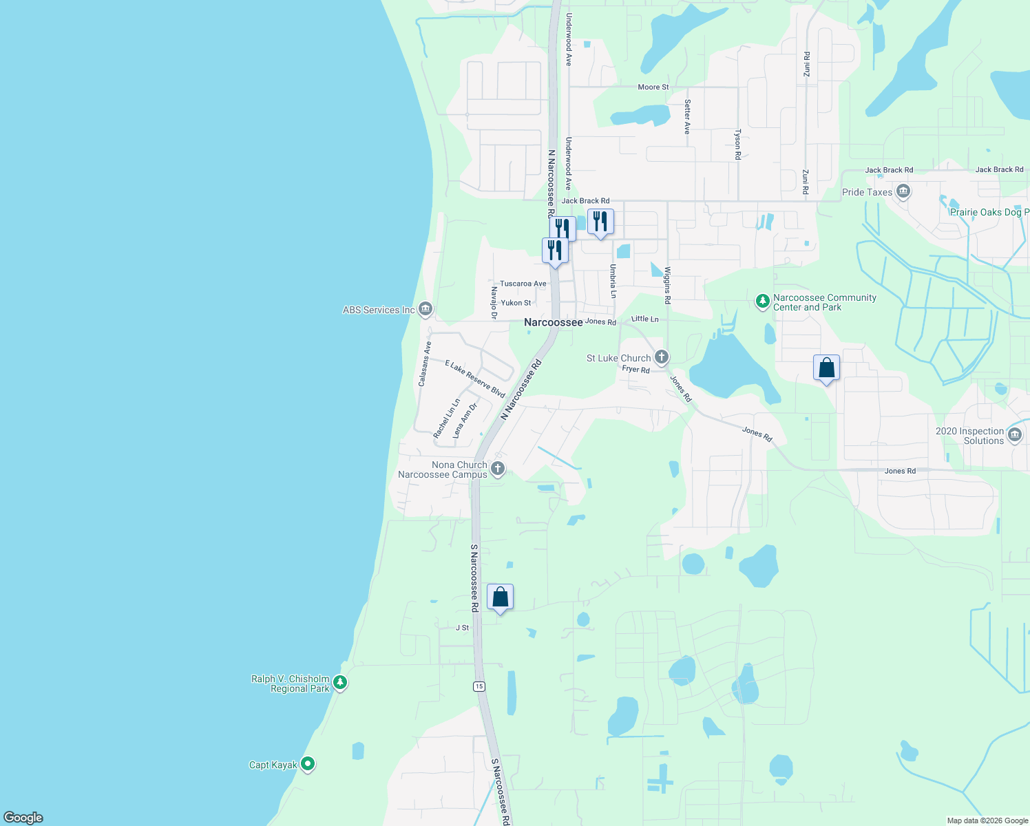 map of restaurants, bars, coffee shops, grocery stores, and more near 200 Raintree Court in St. Cloud